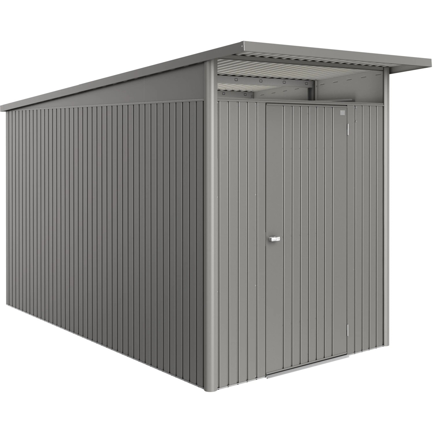 Biohort Metalowa altana AvantGarde ECO, A4, metalik kwarc-szary, drzwi standard
