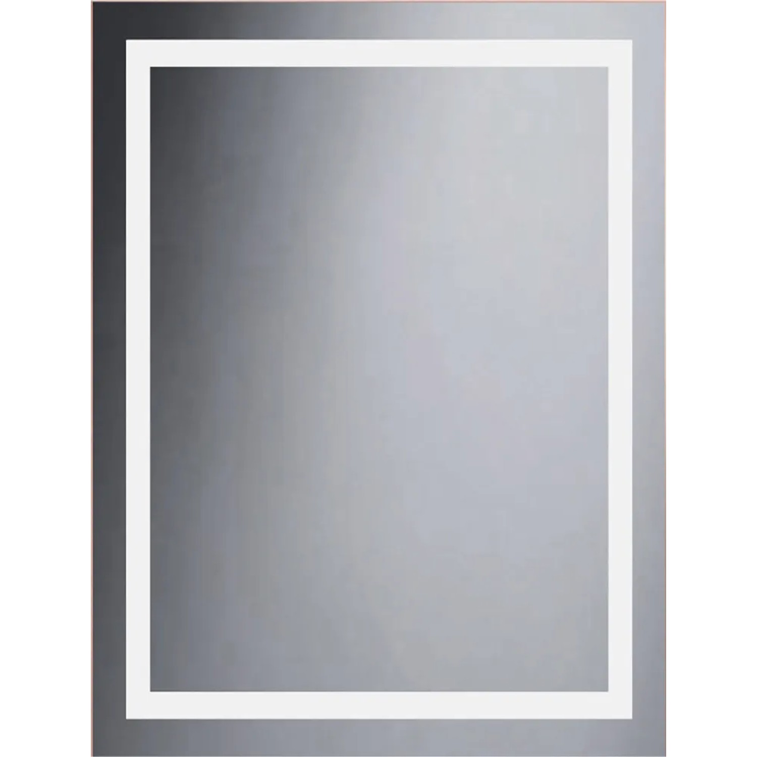 Dubiel Vitrum Lustro Bravo z oświetleniem LED 60x80 cm