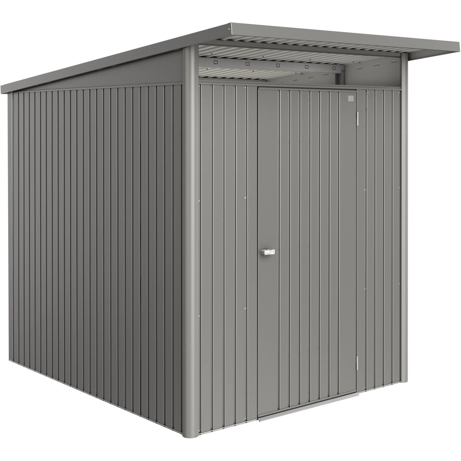 Biohort Domek metalowy AvantGarde ECO A2, drzwi standard, szary kwarc, metalik