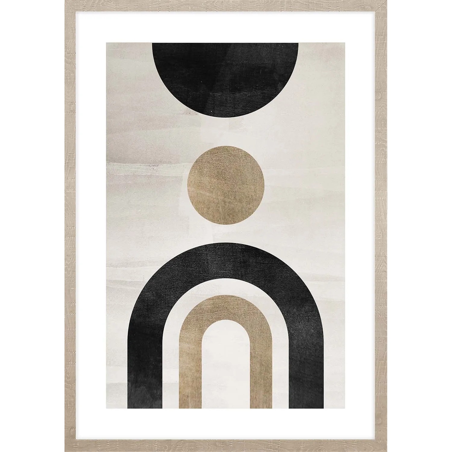 ARS LONGA Obraz ZEN ARCS AND CIRCLES 53 x 73 cm