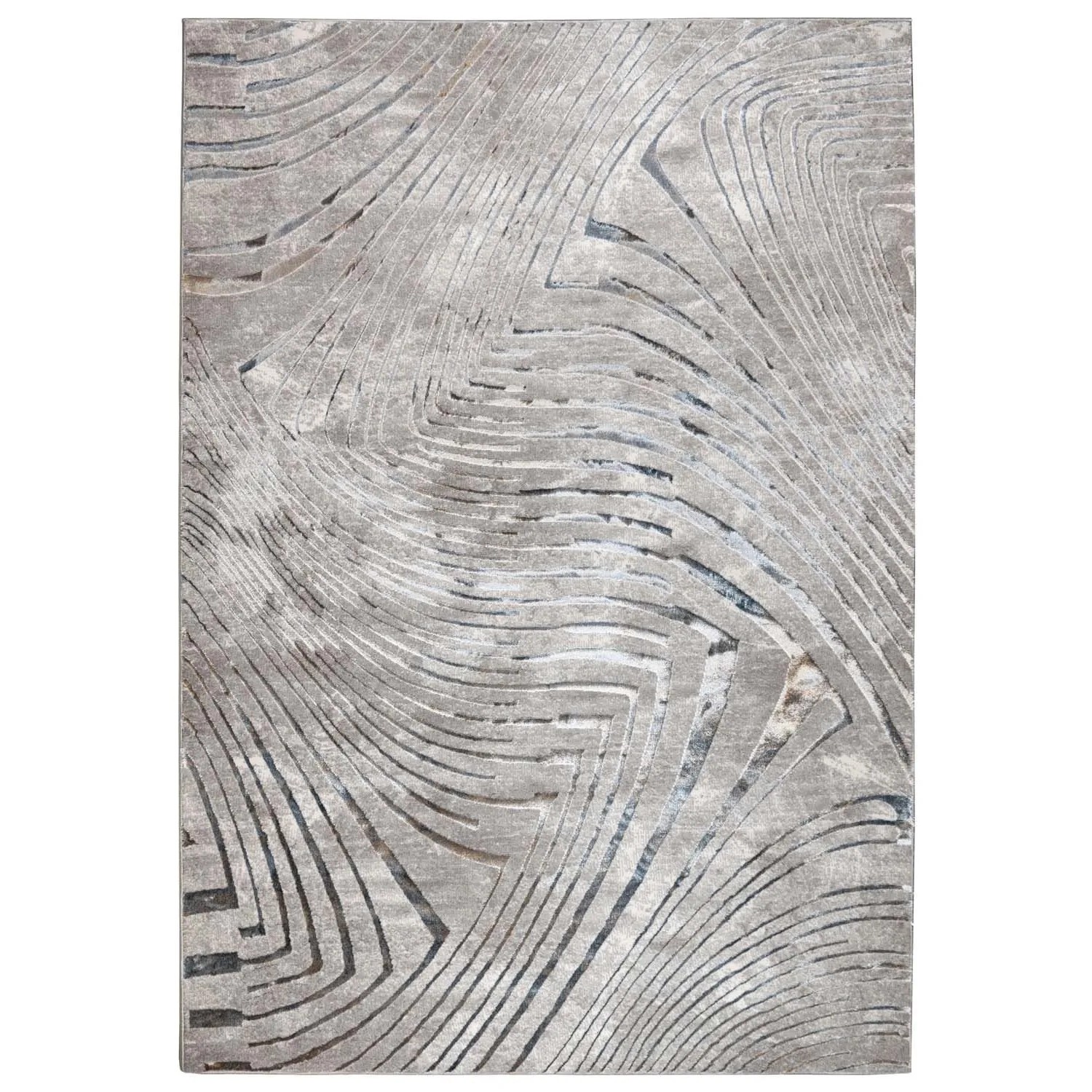 Dywan GRISS 80x150 cm abstrakcja szary