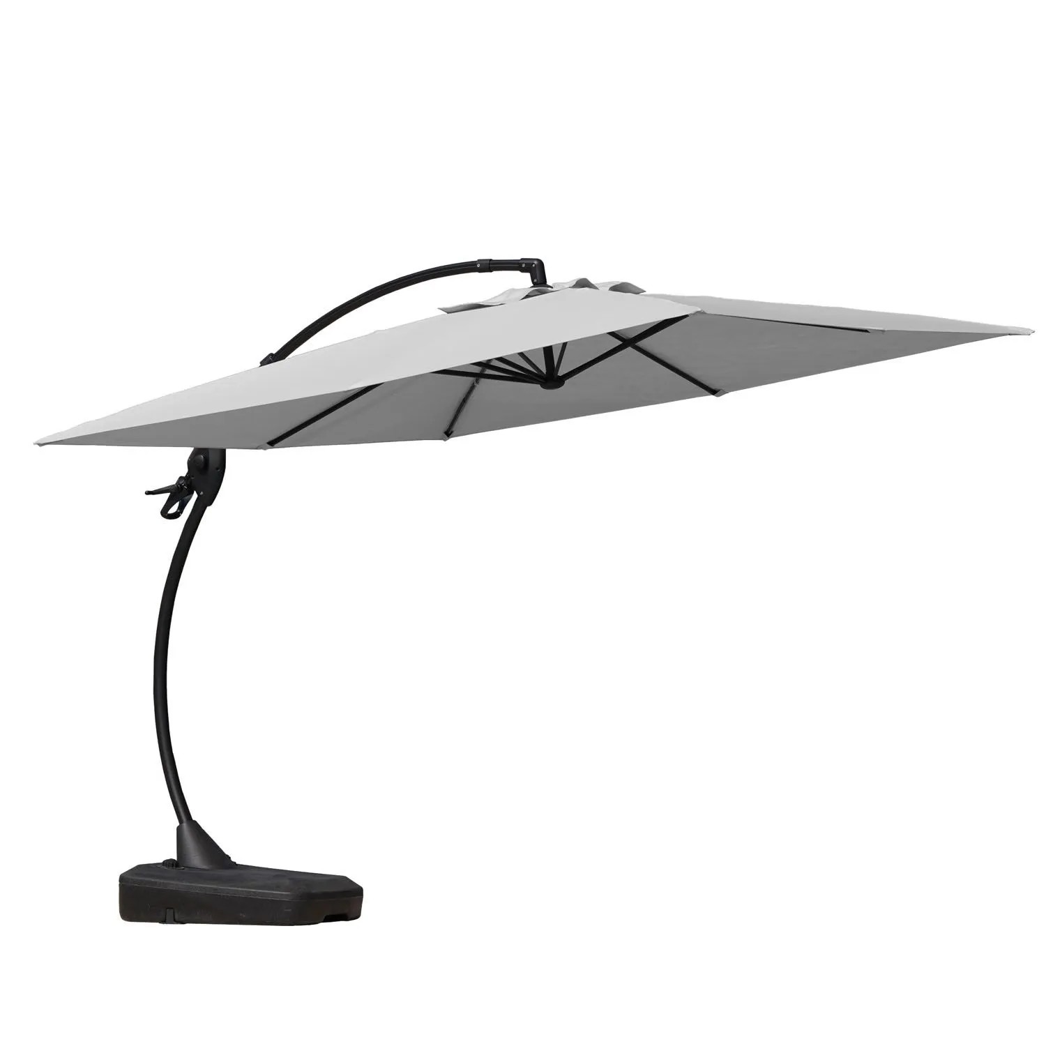 Esti&Esta Parasol ogrodowy SOLANO szary - 300 x 400 cm