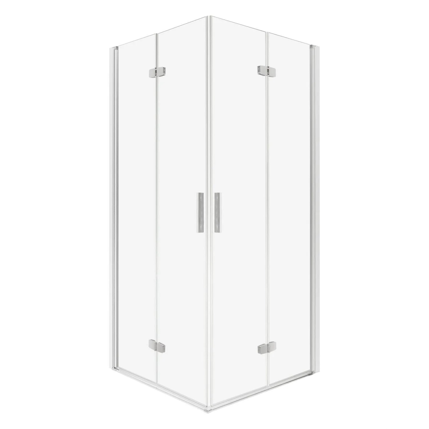 Kabina kwadratowa Style drzwi składane chrom 6mm 195x80