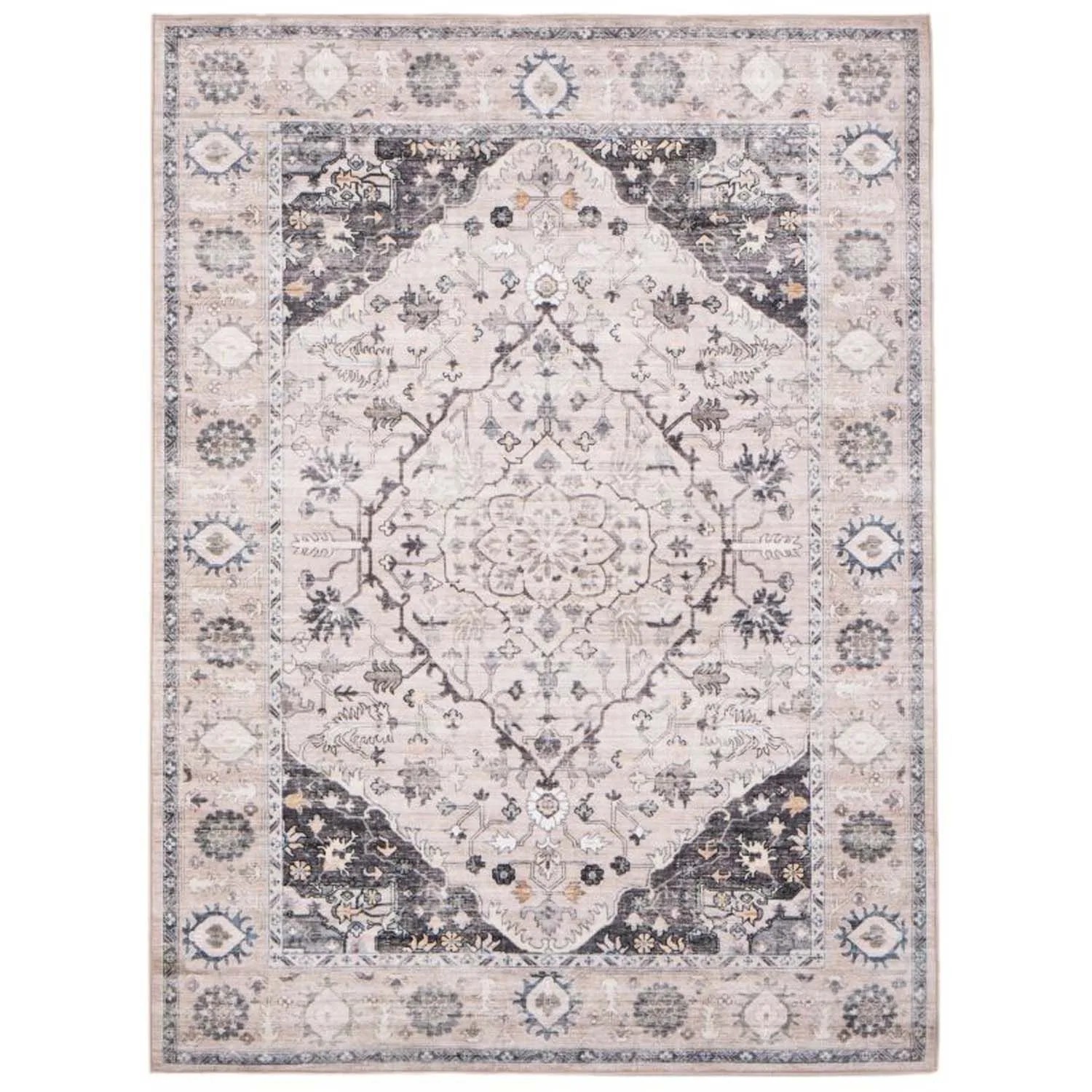 Splendid Dywan drukowany KANOYA mikrofibra 160 x 230 cm beżowy