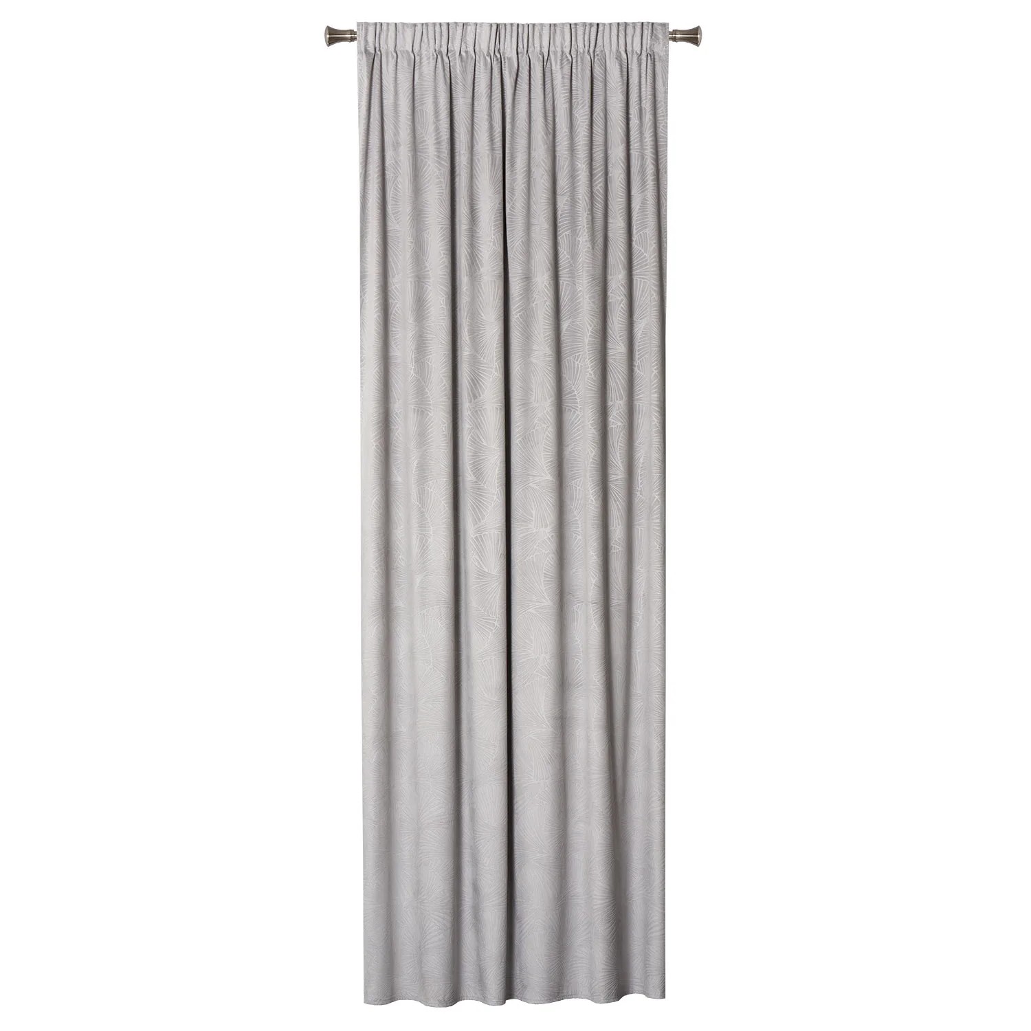Zasłona BILO na taśmie 140 cm x 260 cm szara