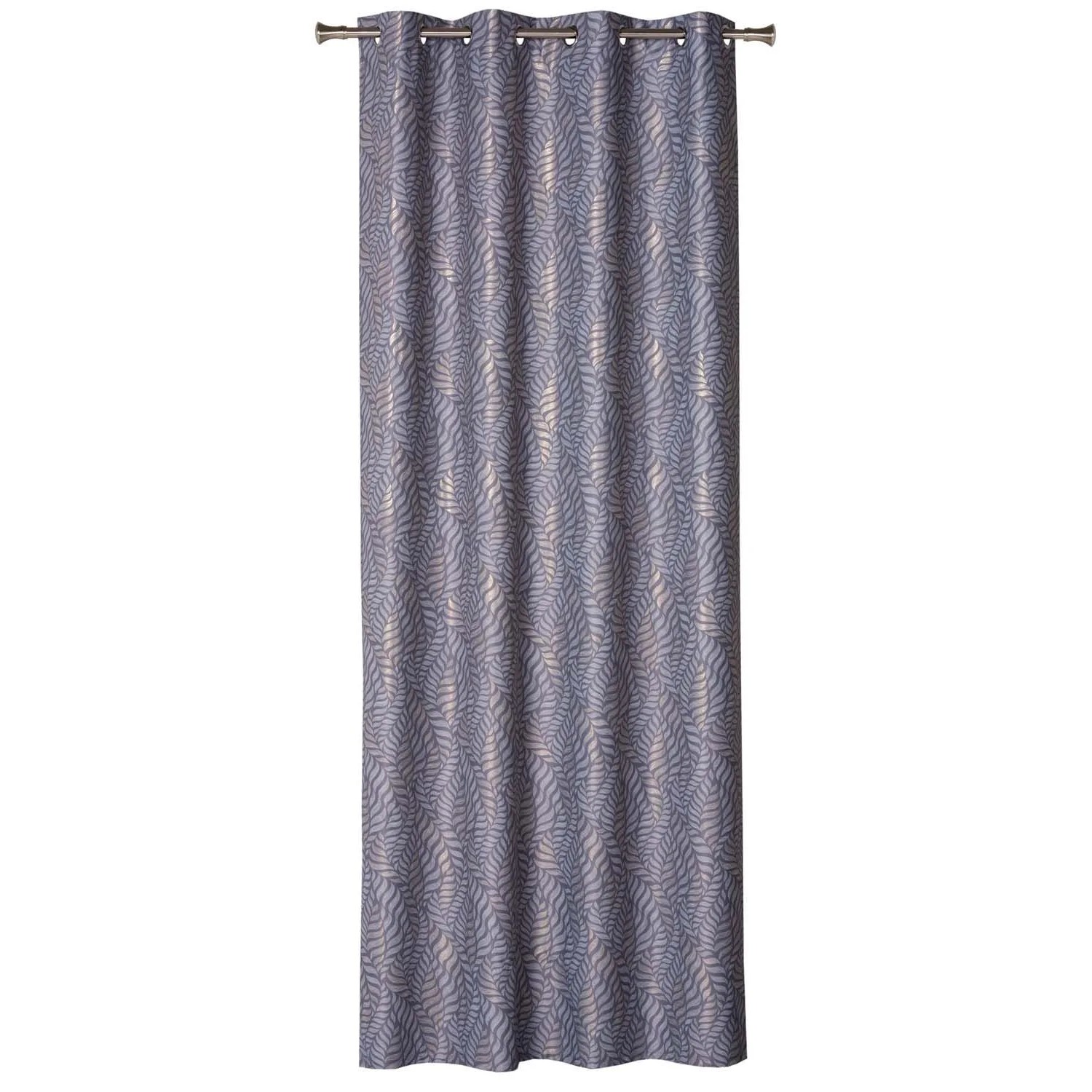 Splendid Zasłona ALLORO na przelotkach szara 140 x 260 cm