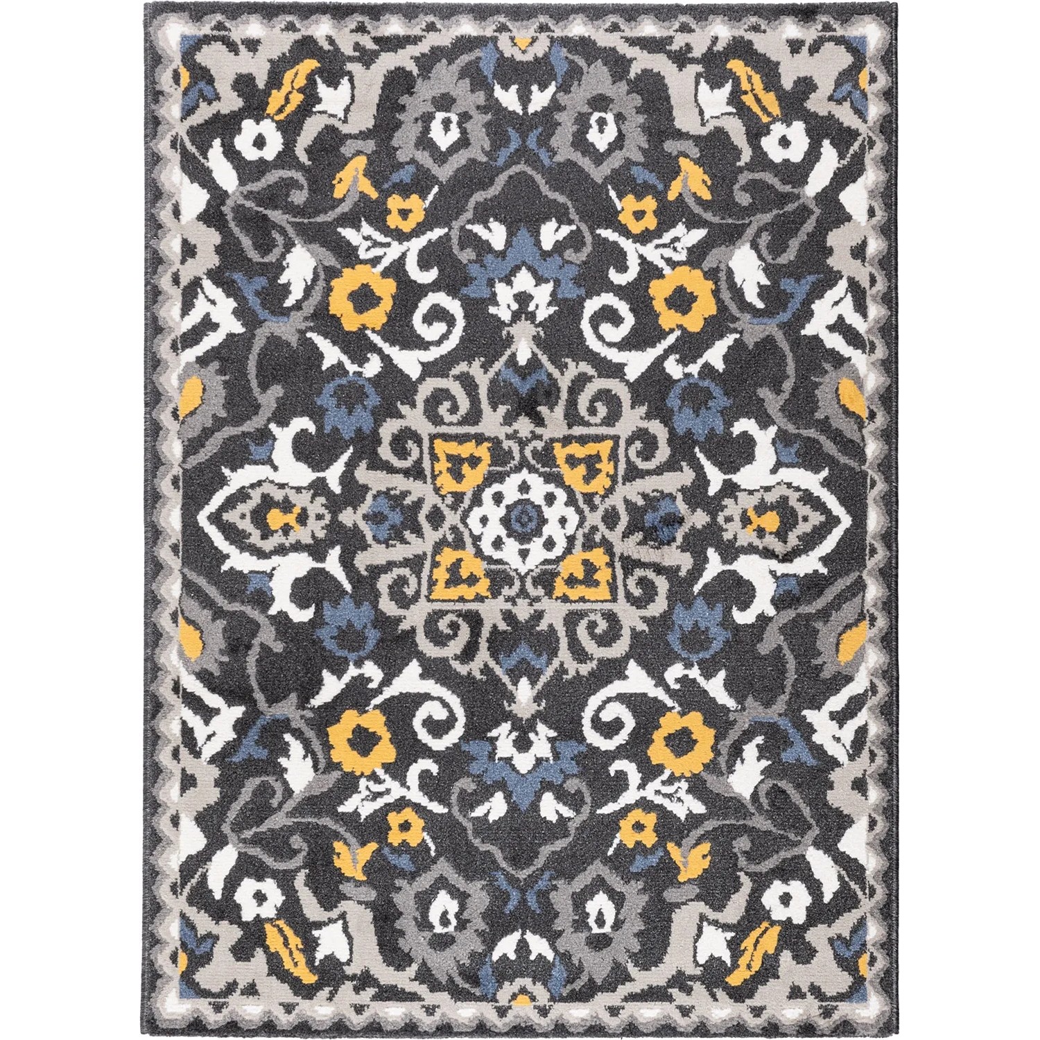 Multidecor Dywan NORMAN ornament 120 x 160 cm czarny