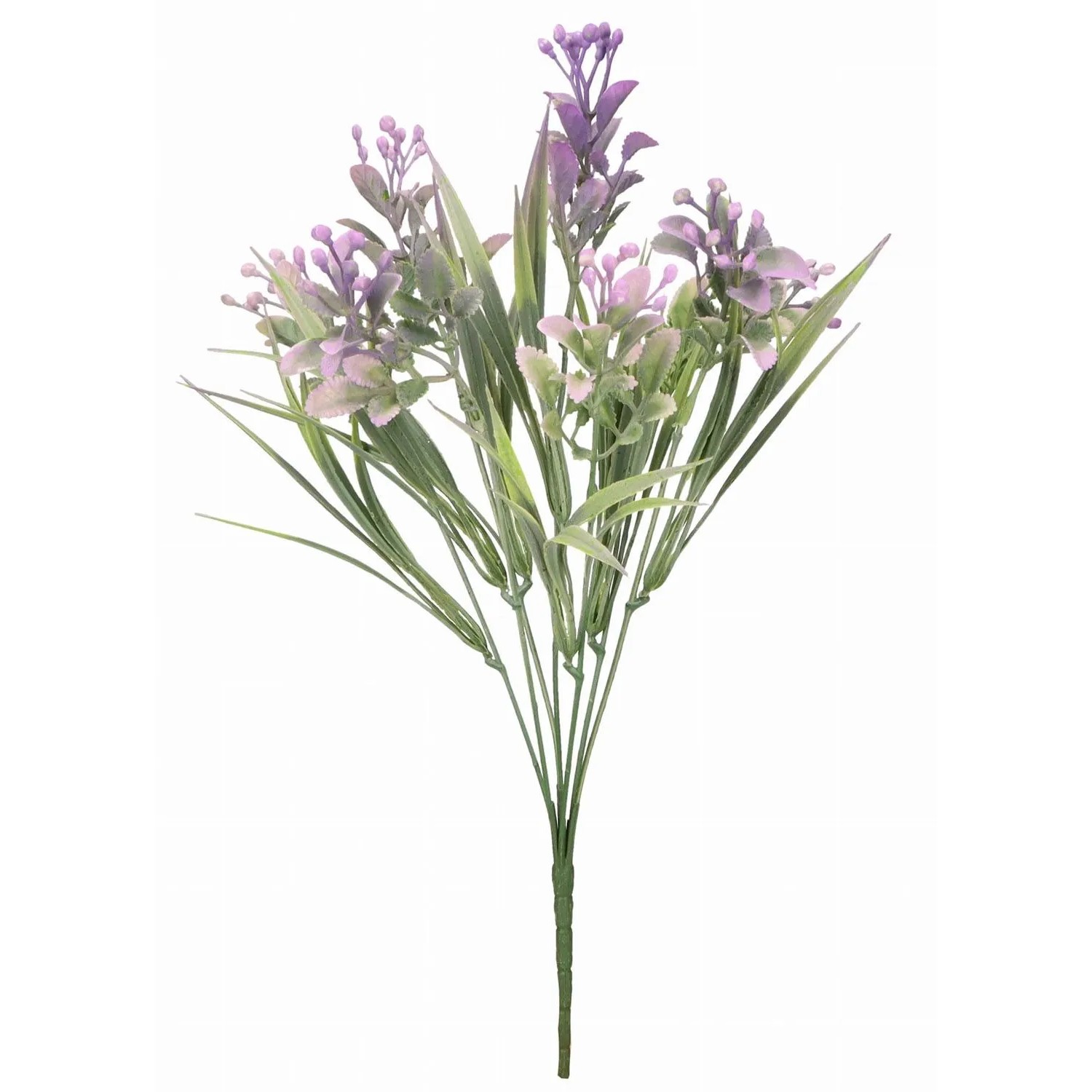 Bukiet dekoracyjny fioletowy - 38 cm