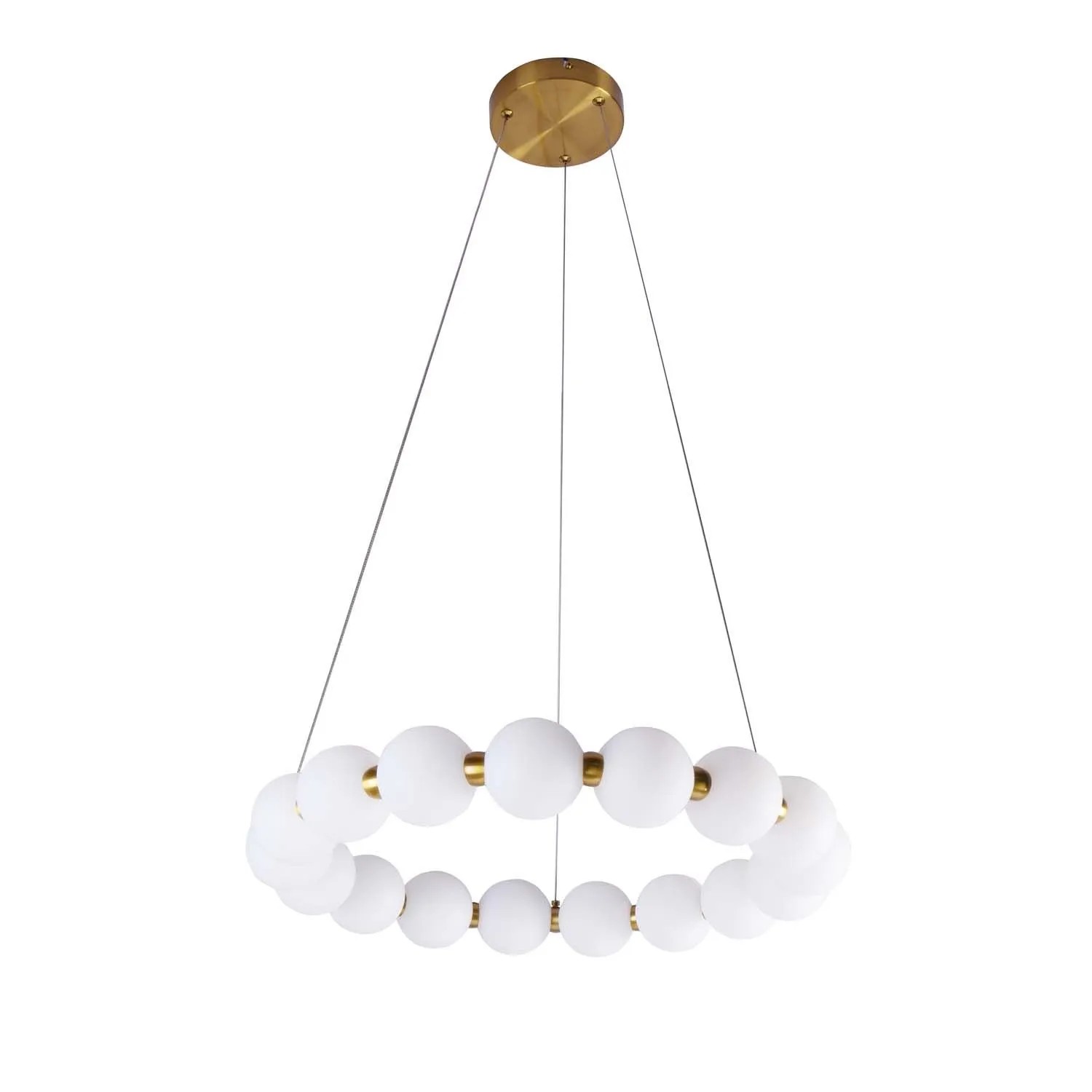 Goldlux Lampa wisząca LED PERLA 40W 4000K 5200lm śr. 56 złota