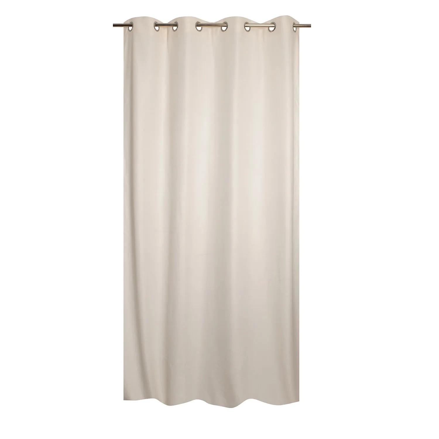 Zasłona MUST THERMIQUE na przelotkach 138 cm x 250 cm beżowa