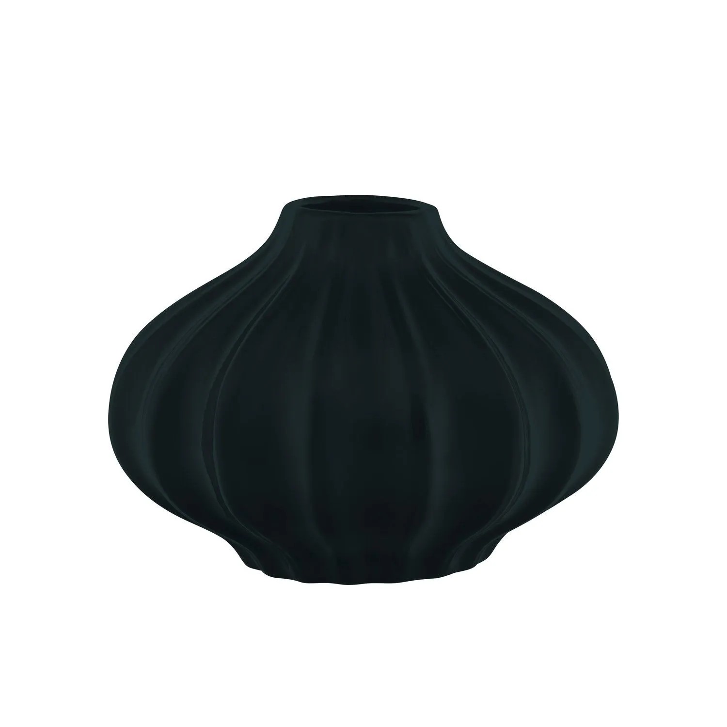 Wazon Rozeta antracyt wys. 15 cm