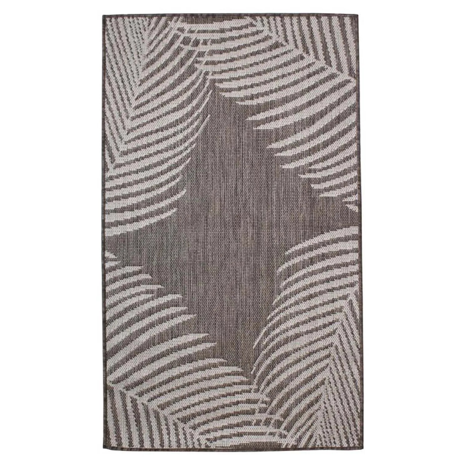 Splendid Dywan tkany zewnętrzny IRMA 80 x 140 cm ciemny beż