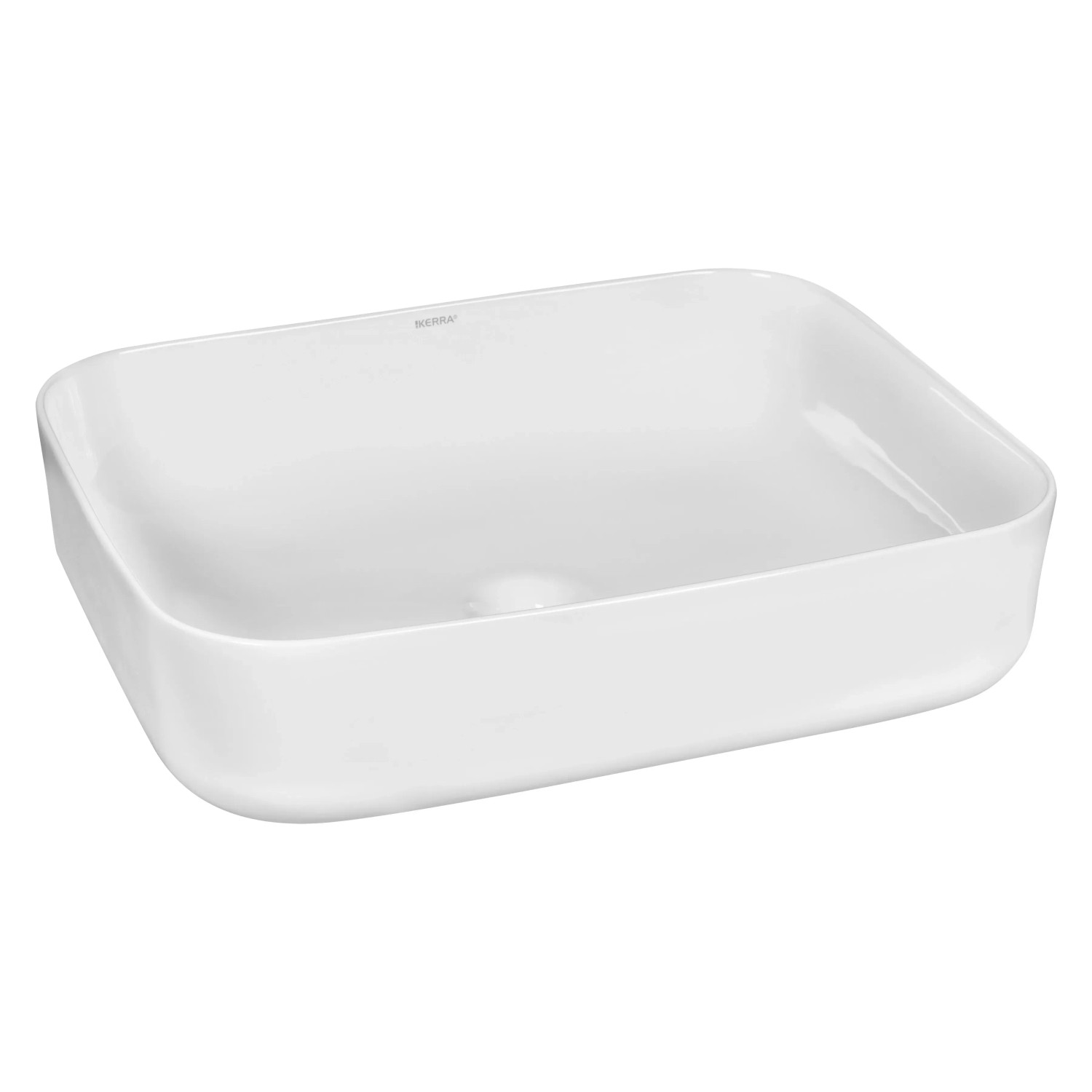Kerra Umywalka nablatowa KR 384 ceramiczna biała