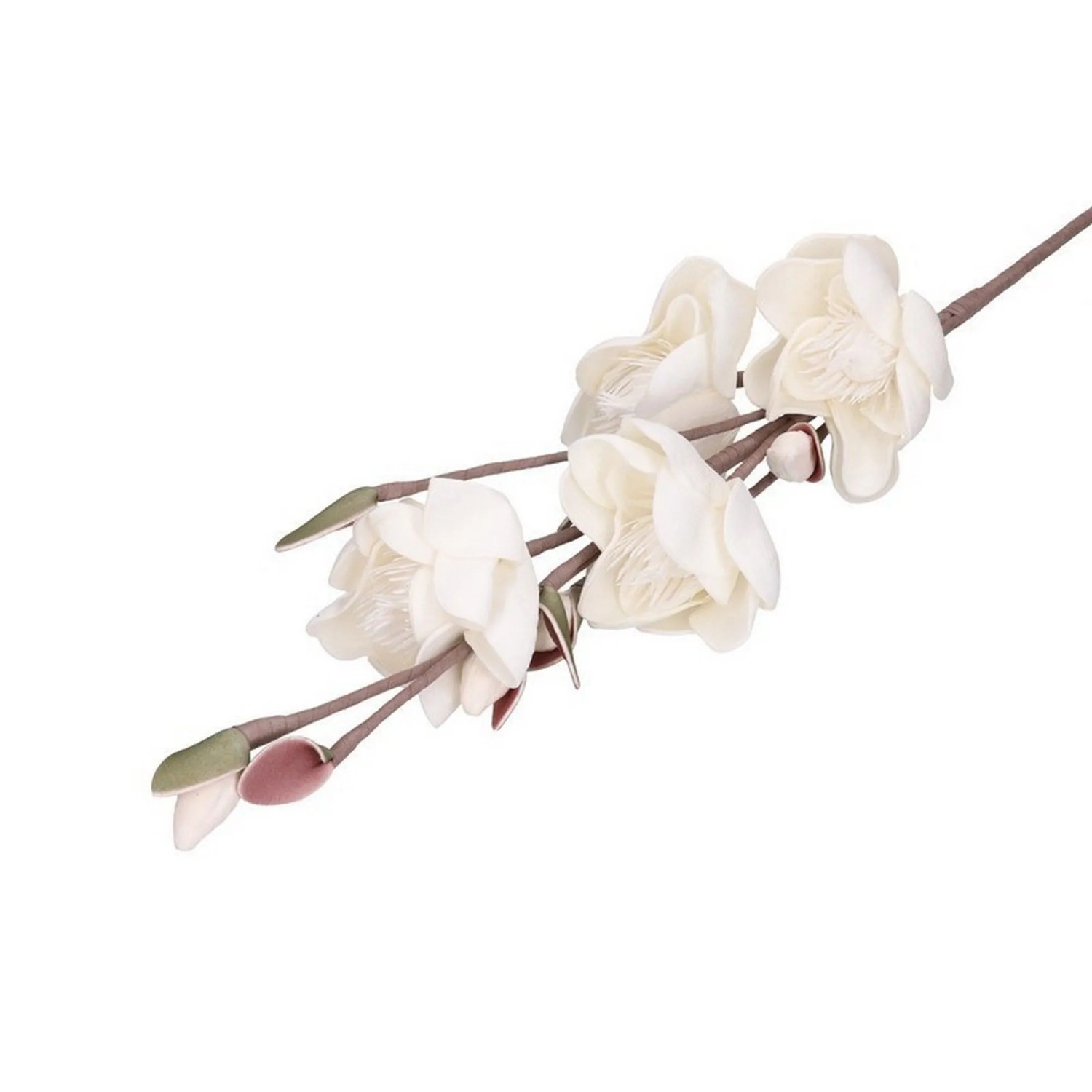 Gałązka magnolii piankowa - dł 96 cm