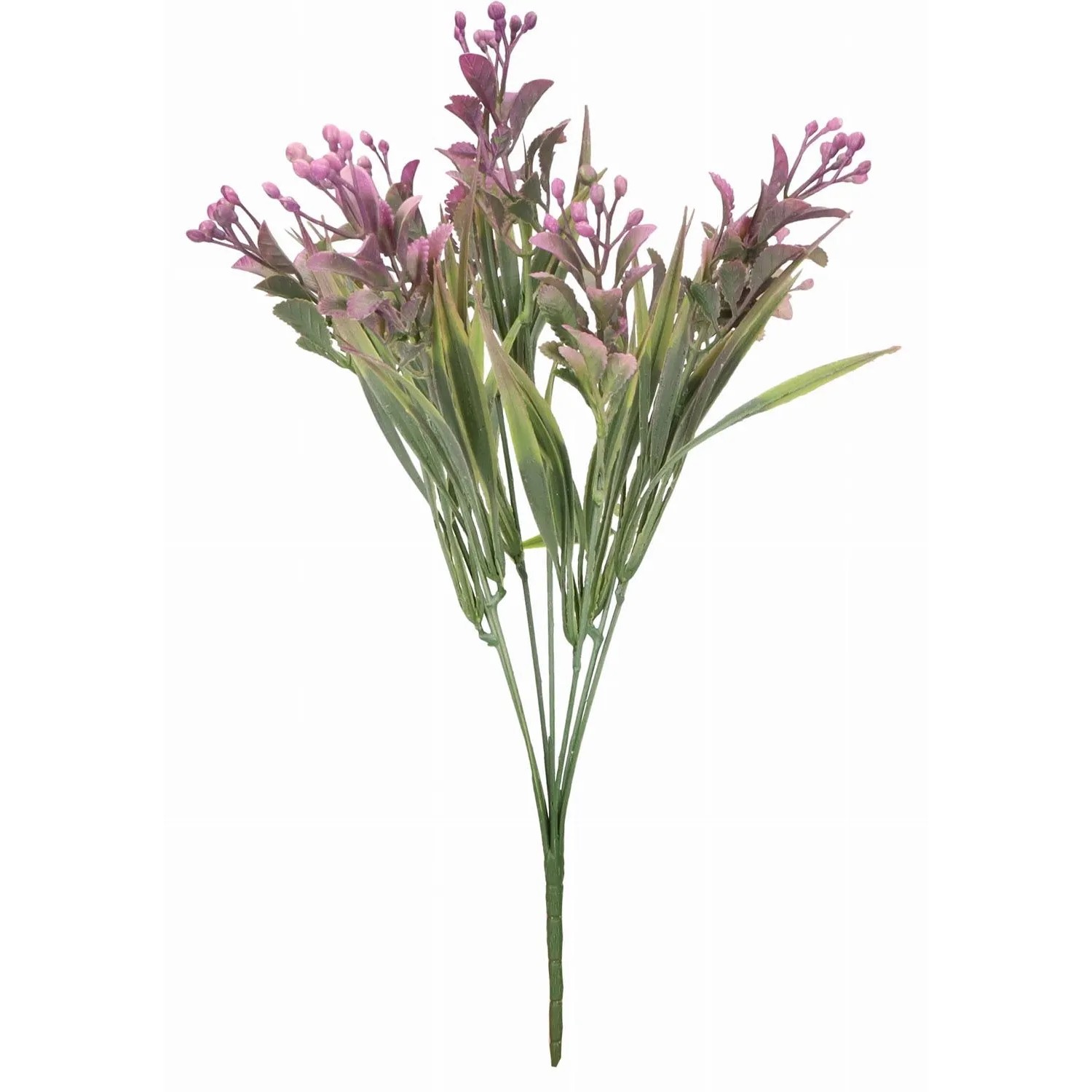 Bukiet dekoracyjny ciemny fiolet - 38 cm