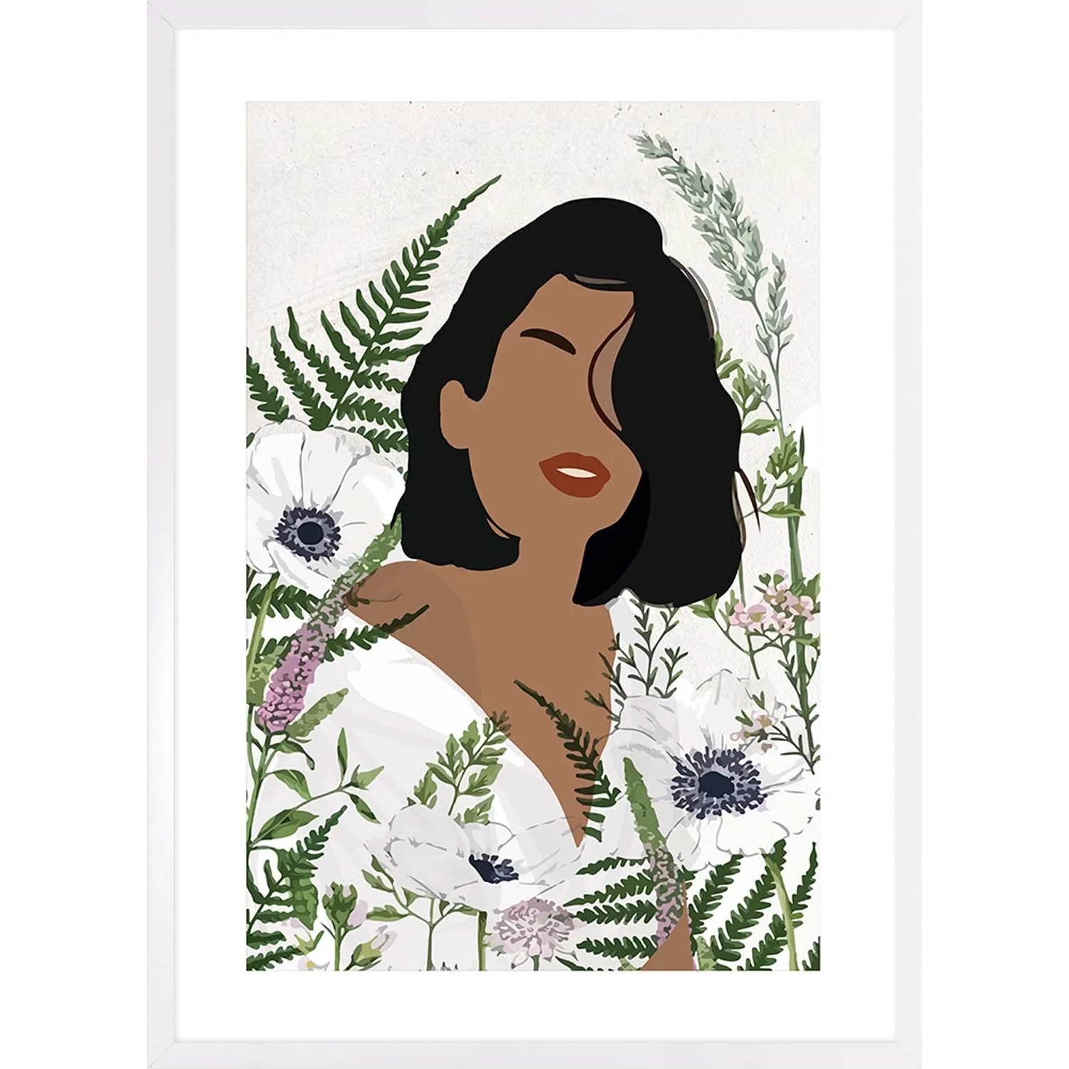 ARS LONGA Obraz FLOWER GIRL 53 x 73 cm