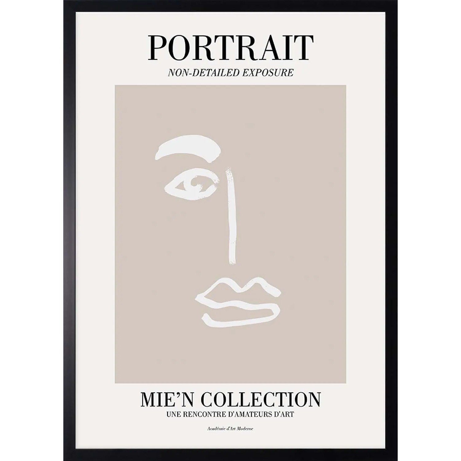 ARS LONGA Obraz MALE ABSTRACT FACE 53 x 73 cm