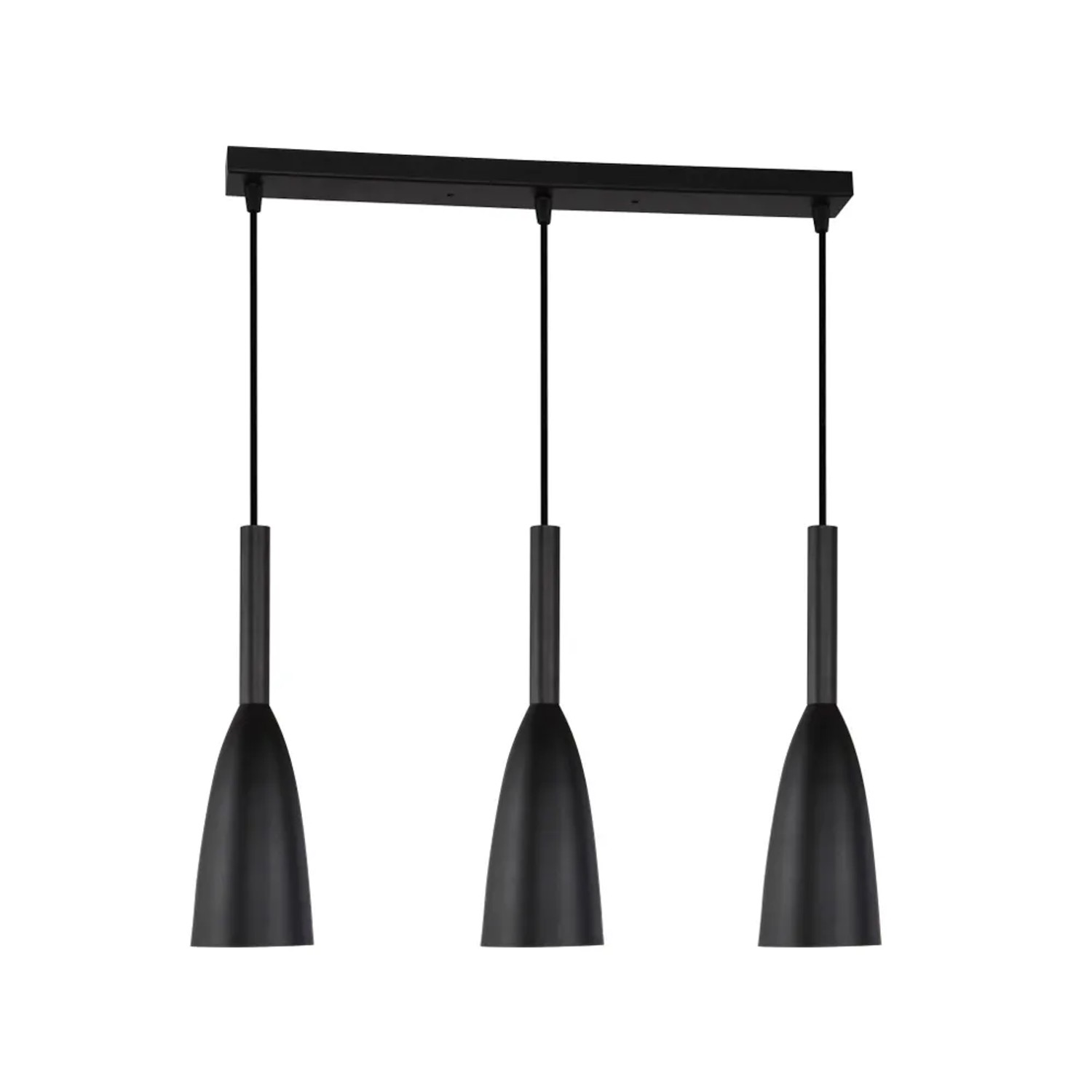 Light Prestige Lampa wisząca SOLIN linia czarna 3xE27