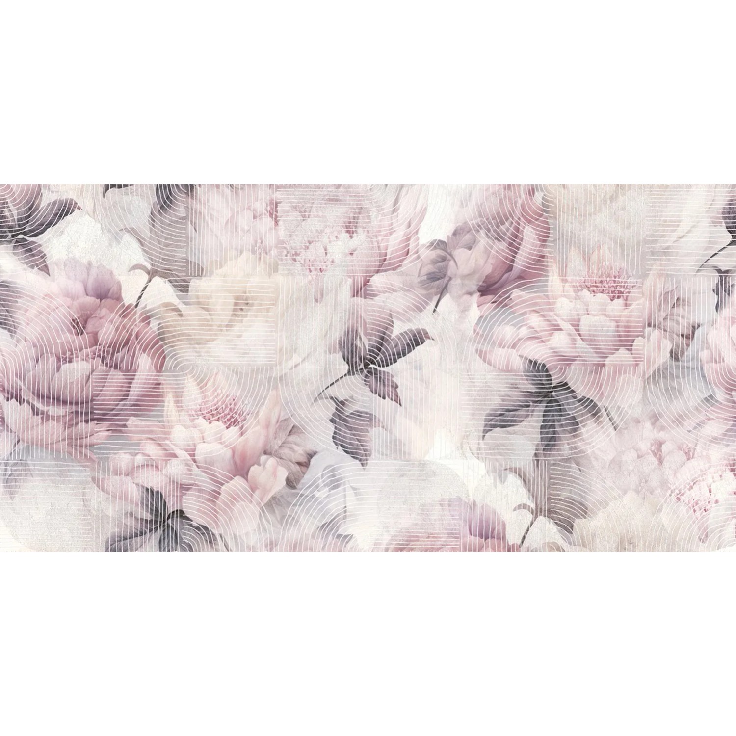 Dekor Fiori pastelli 60 x 120 cm