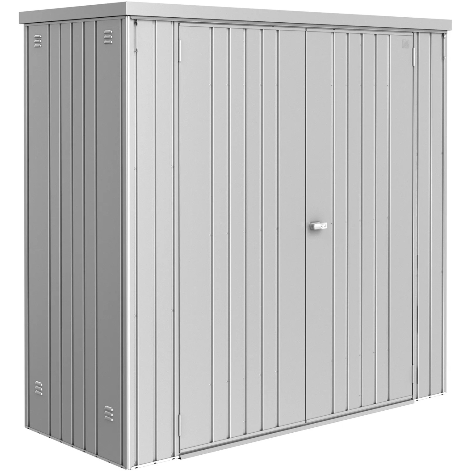 Biohort Domek ogr. srebrny metalik, 177 cm x 186 cm x 78 cm