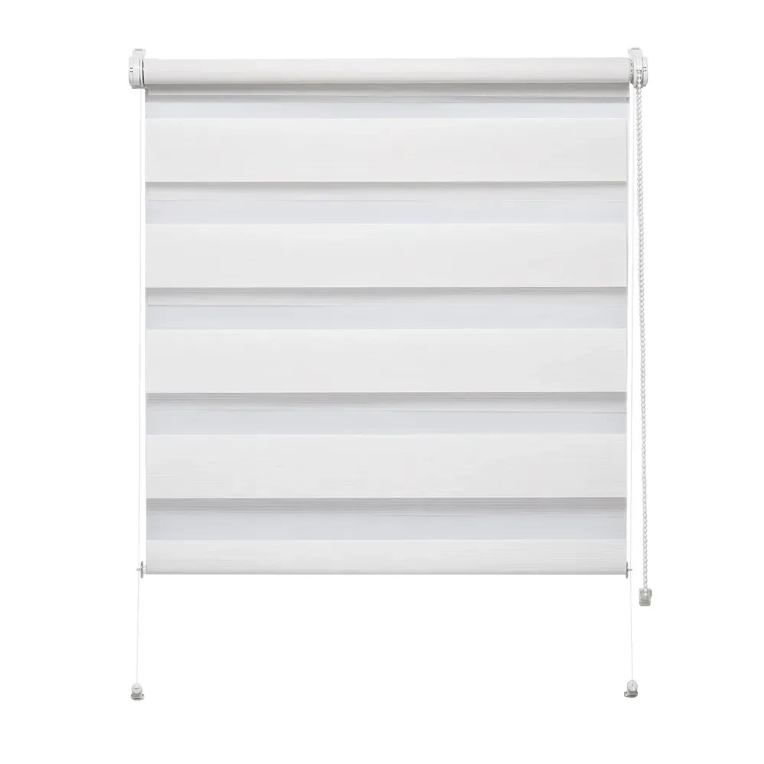 Mini roleta ZEBRA SILK Dzień/Noc jasnobeżowa 68 cm x 215 cm