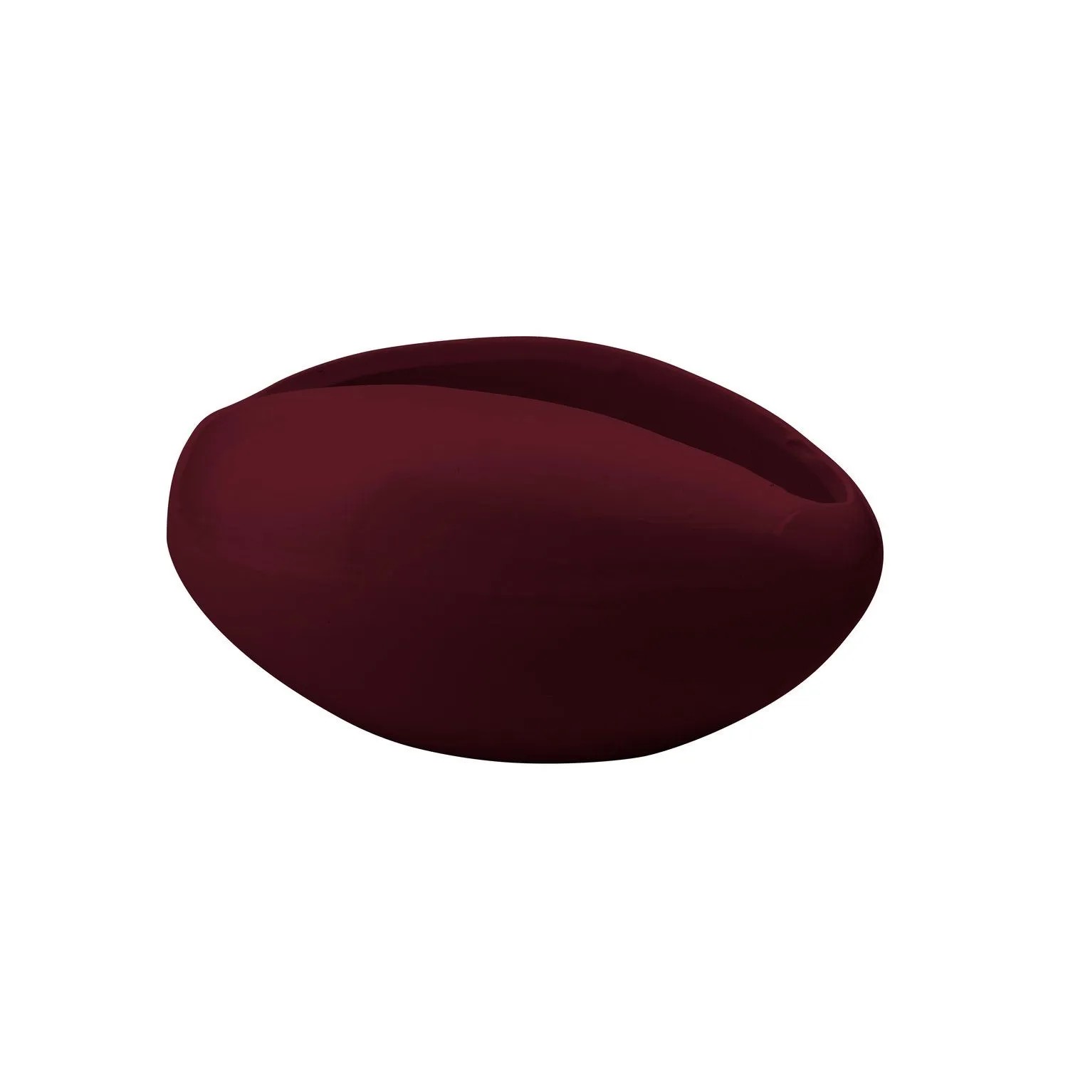 Wazon Lili bordowy wys. 14 cm