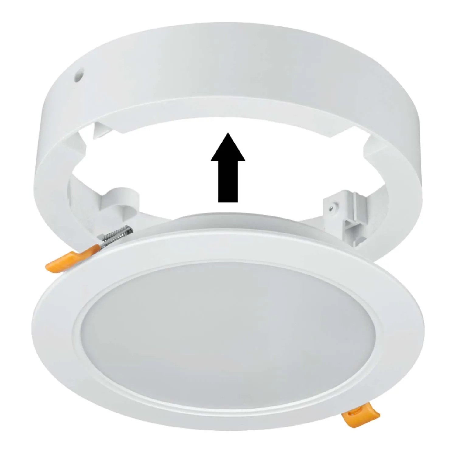 DPM Plafon LED 2w1 18W 3000-4000-6500K 1900lm IP54 śr. 17 cm biały