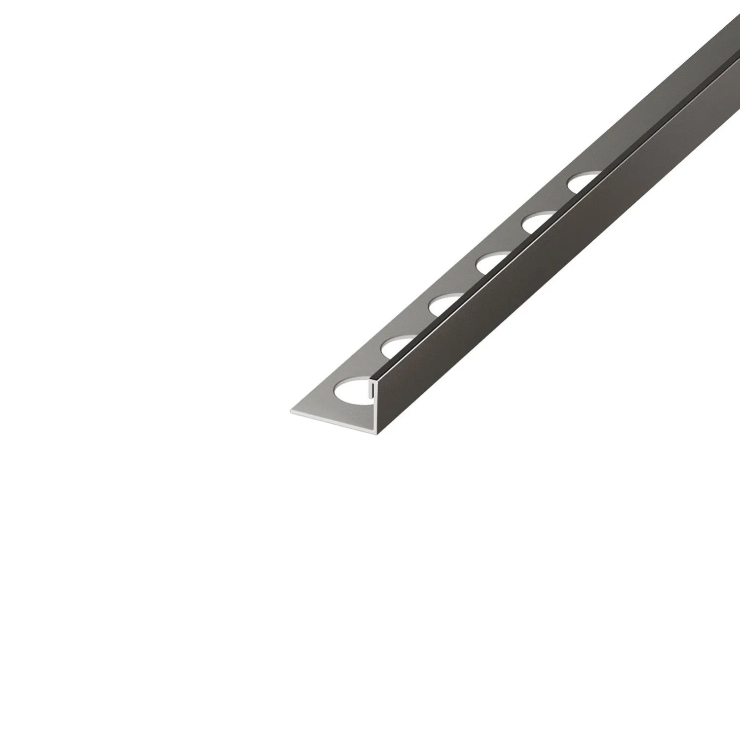 Eviso Listwa wykończeniowa L gun metal szczotkowany 8,5 x 2700 mm