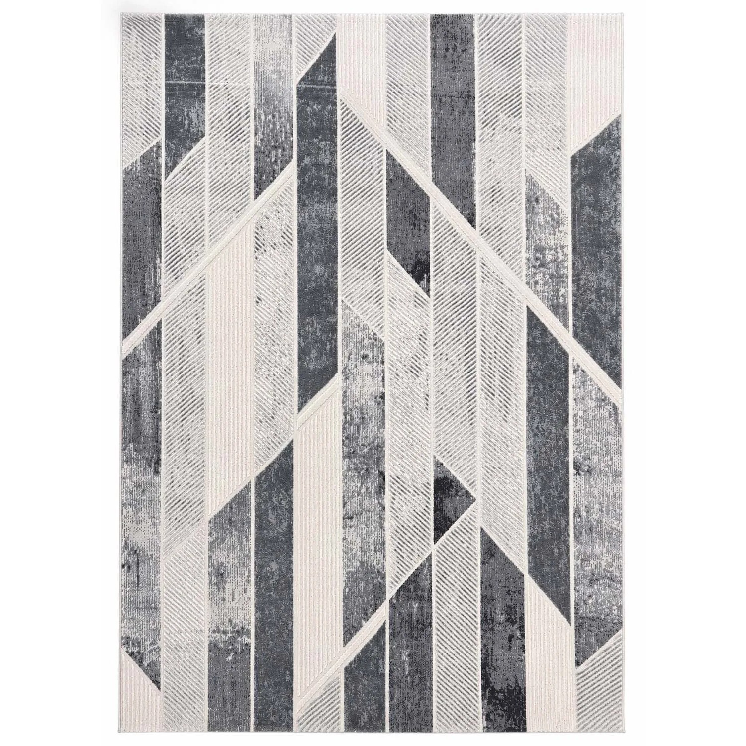 Dywan LIZBON pasy E987A 80 x 150 cm szary