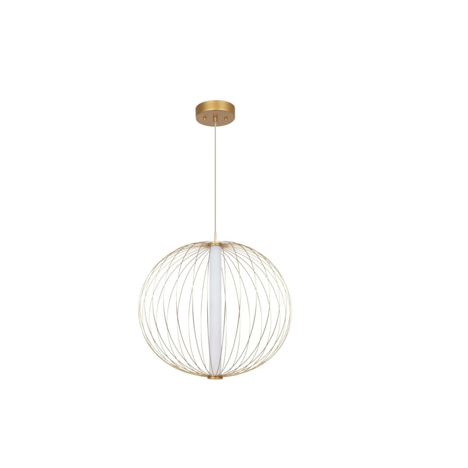 Light Prestige Lampa wisząca LED TREVISO 28W CCT 3750lm 60cm złota