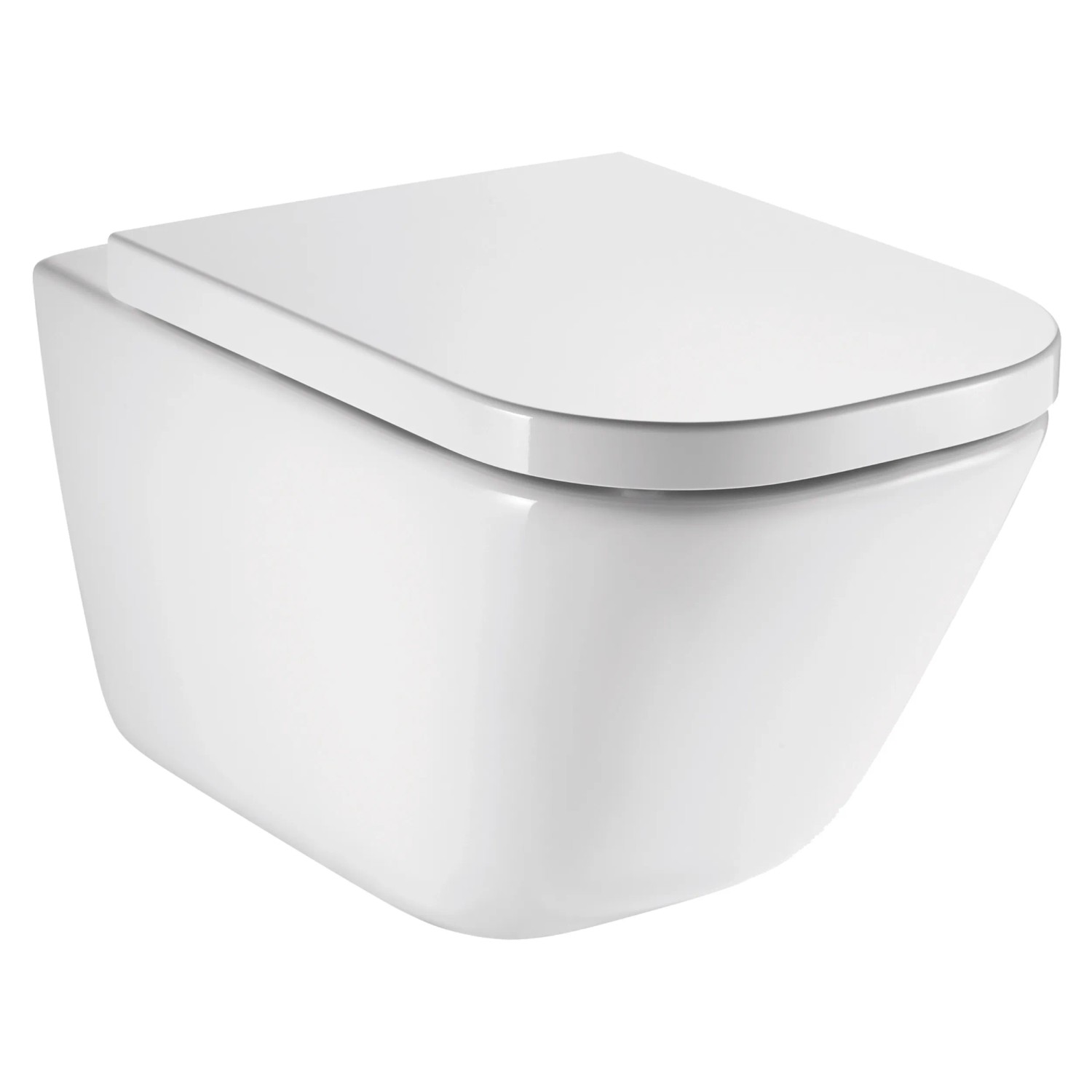 Roca miska WC Gap wisząca bezkołnierzowa z deską wolnoopadającą