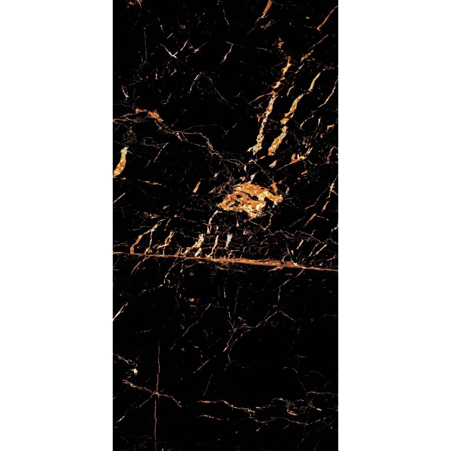 Gres szkliwiony polerowany Suelo delicia / Cabeen black 60 x 120 cm