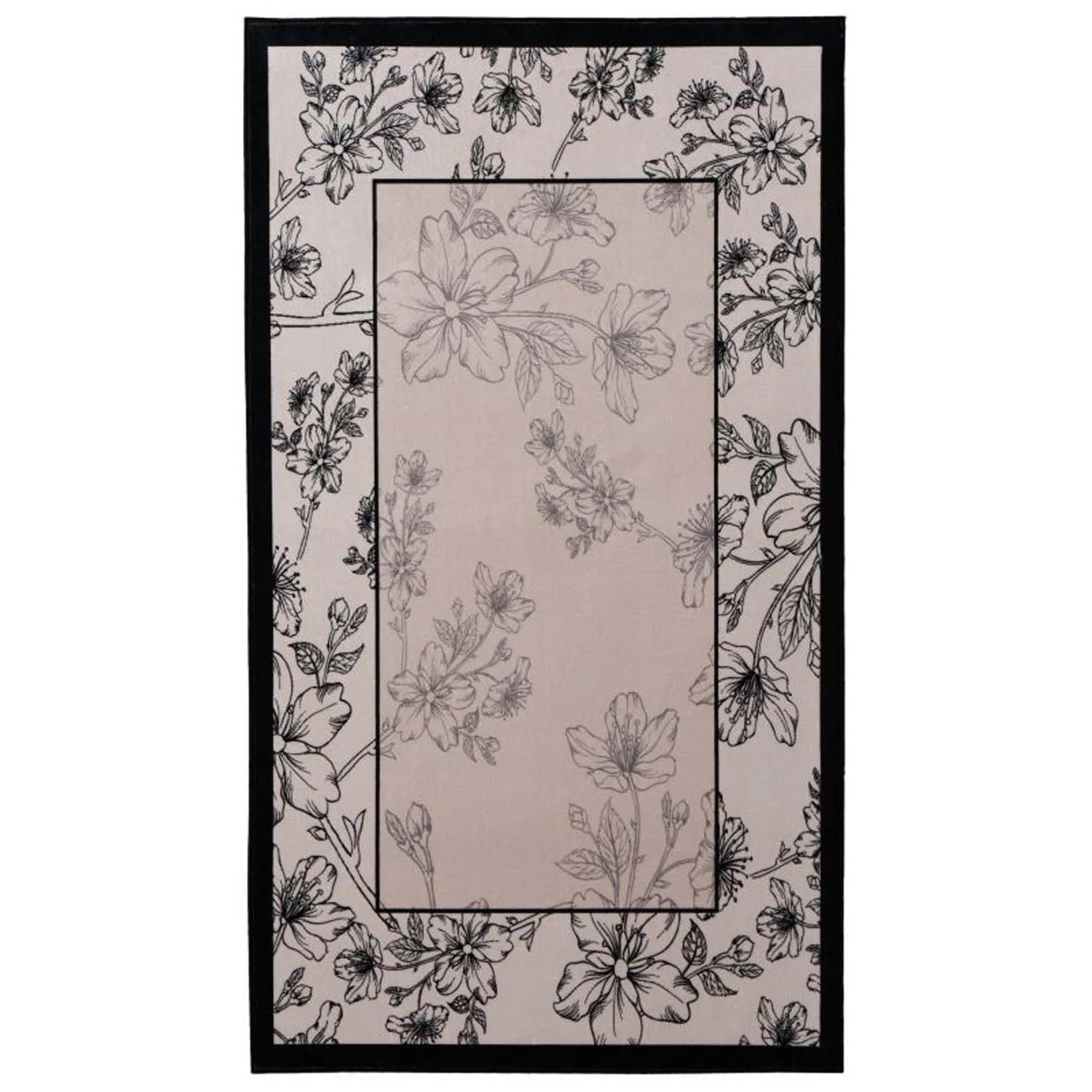 Splendid Dywan drukowany INGRID mikrofibra 80 x 140 cm beż