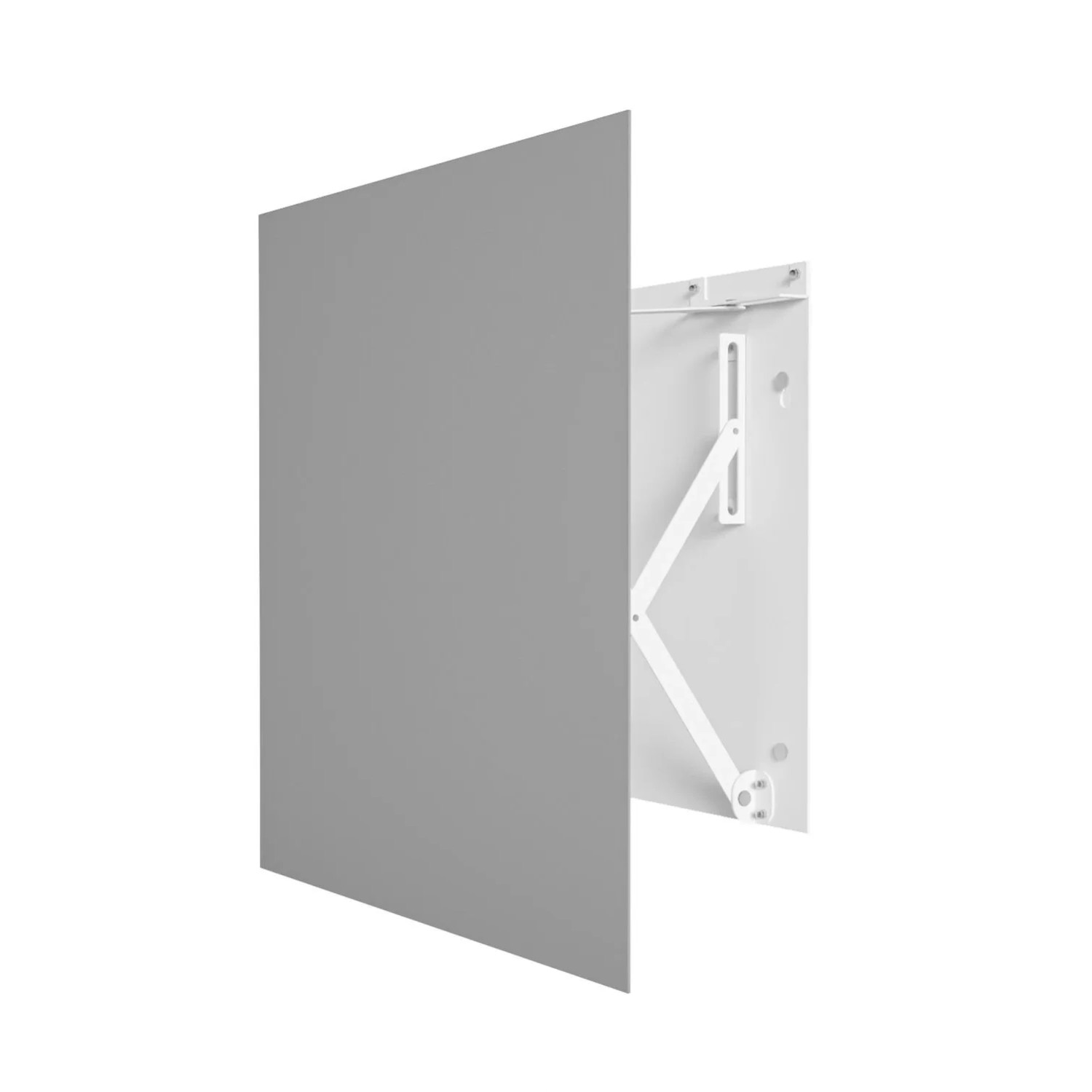 Lustro Form Białe 60x60cm