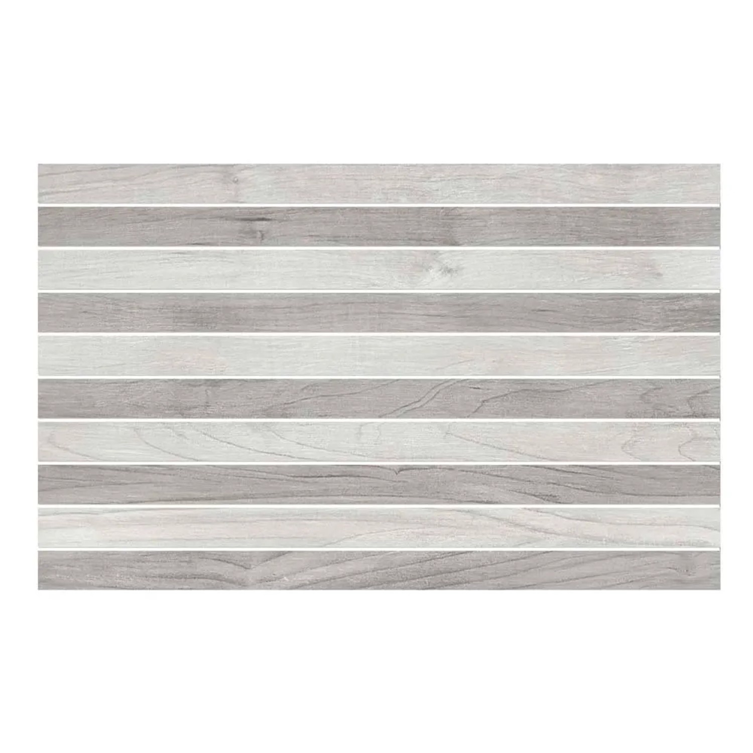 Ceramika Color dekor ścienny Equador Paski grey 25 x 40 cm