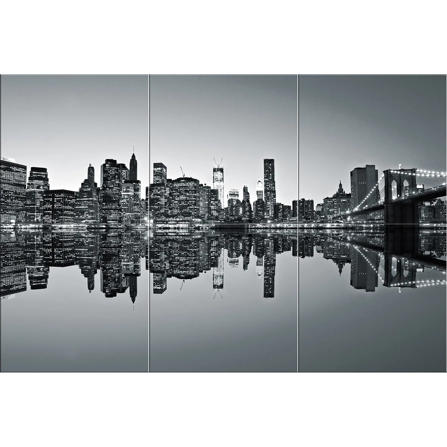 Alfa-Cer Panel szklany Spa B&W 7 ESG 6-elementowy 180 x 120 cm