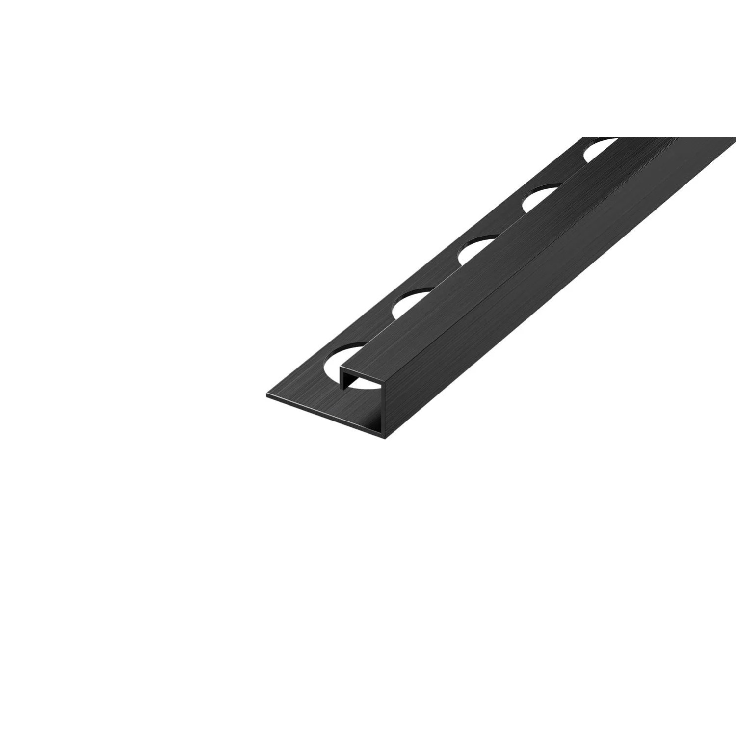 Eviso Listwa narożna P czarny szczotkowany 10,5 x 2700 mm