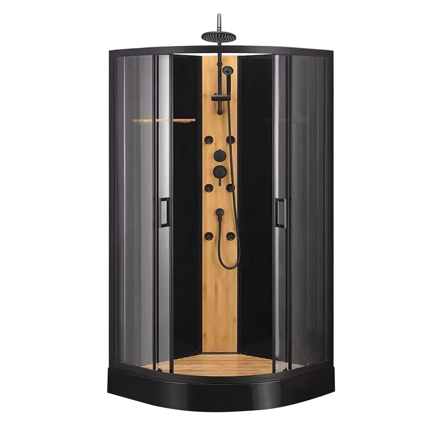 Breezz Kabina półokrągła hydromasażowa Woody 90x90x232