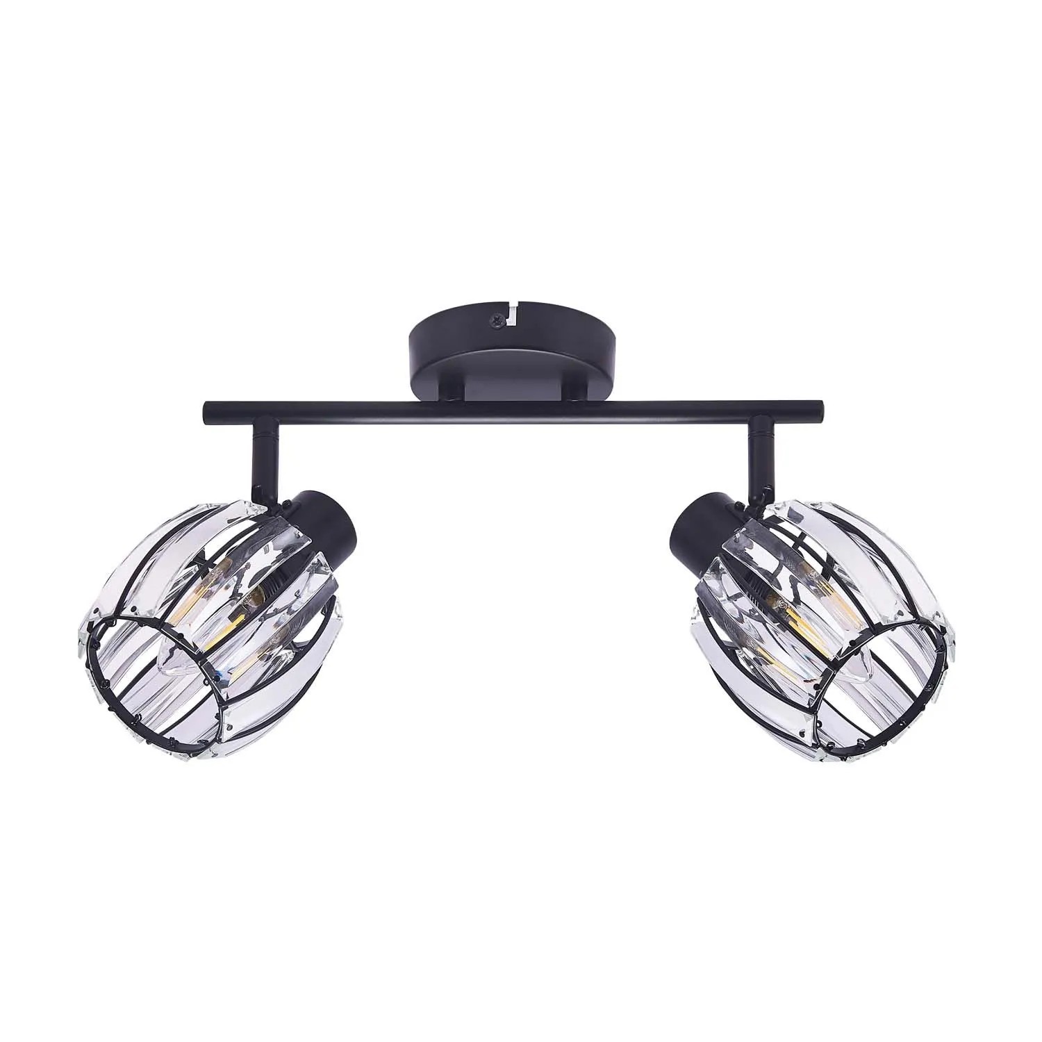 Goldlux Lampa sufitowa ALANYA 2xE14 10W czarna