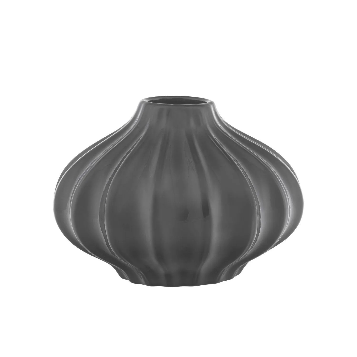 Wazon Rozeta szary wys. 15 cm