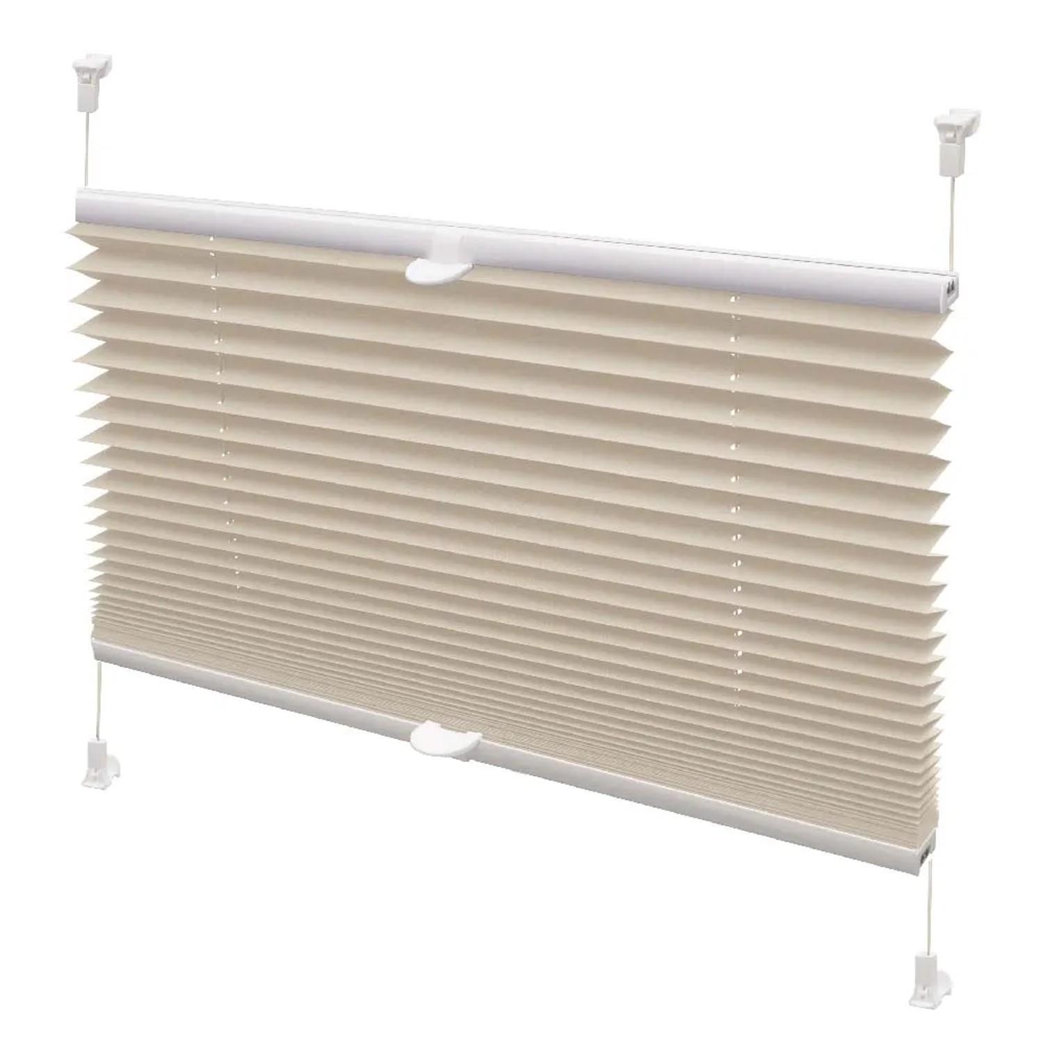 Roleta plisowana VERONA beżowa 105 cm x 150 cm