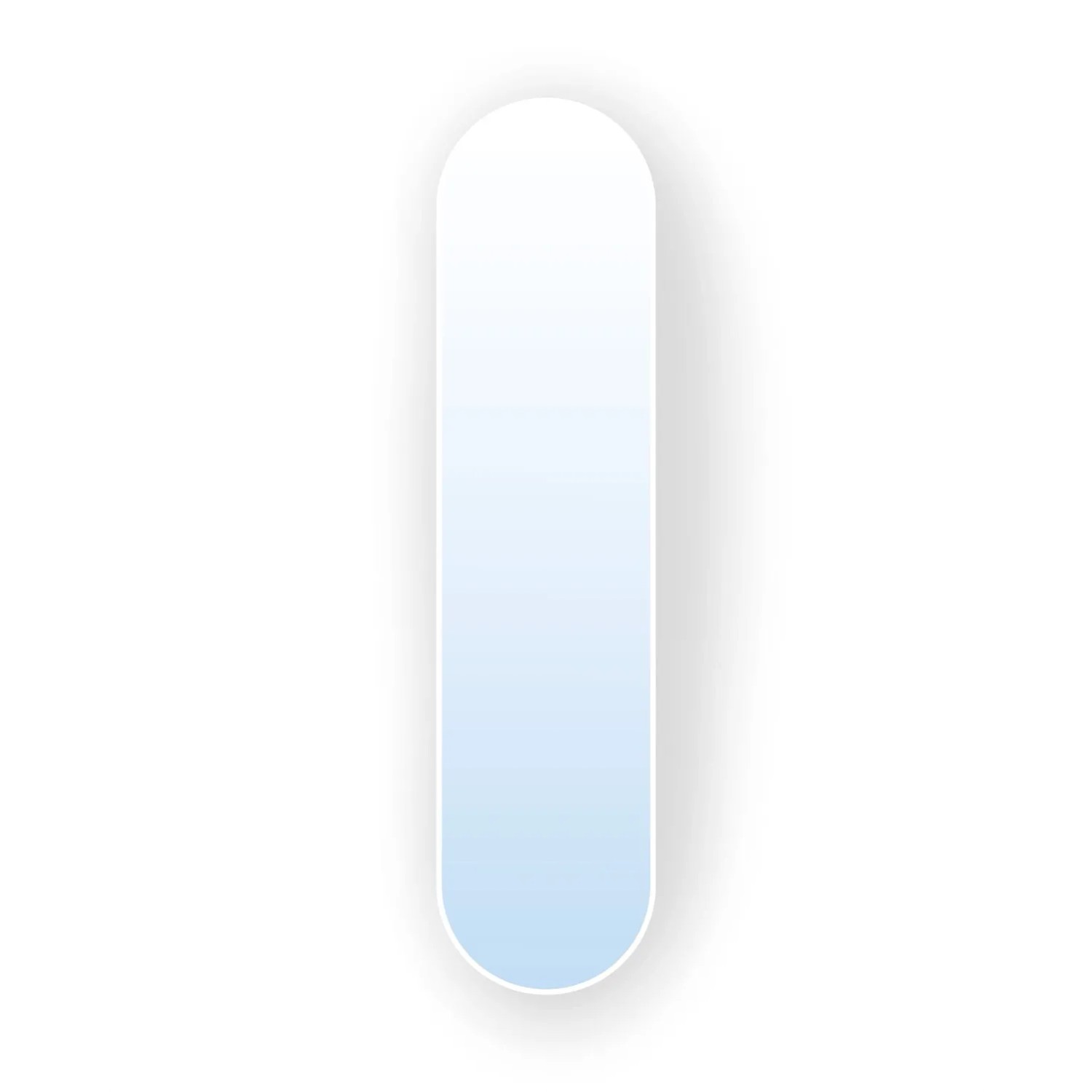 Lustro Pastille Białe Oval 100x50