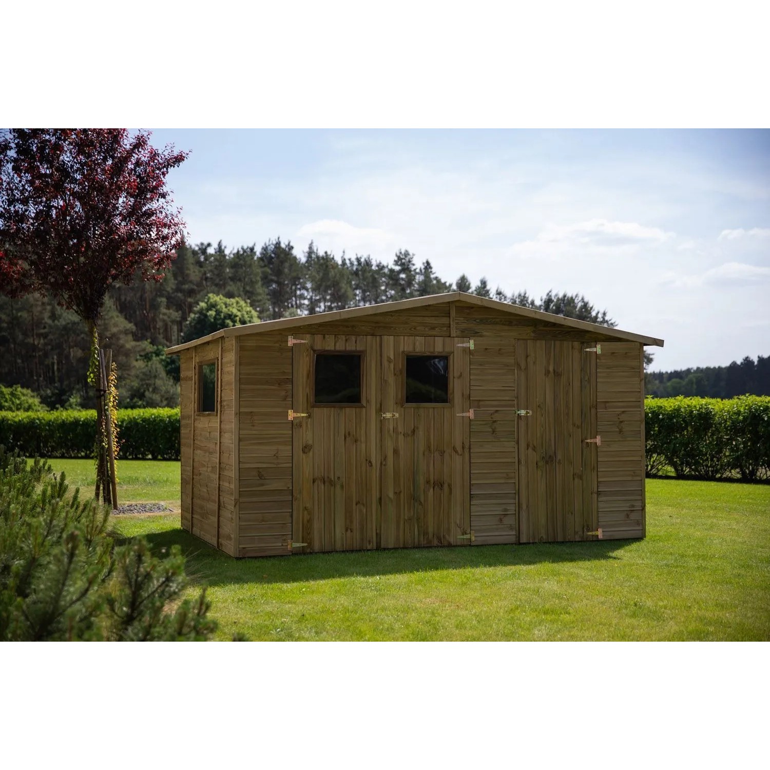 Werth-Holz Domek ogrodowy Napoli - 364x241 cm, wys. 211 cm