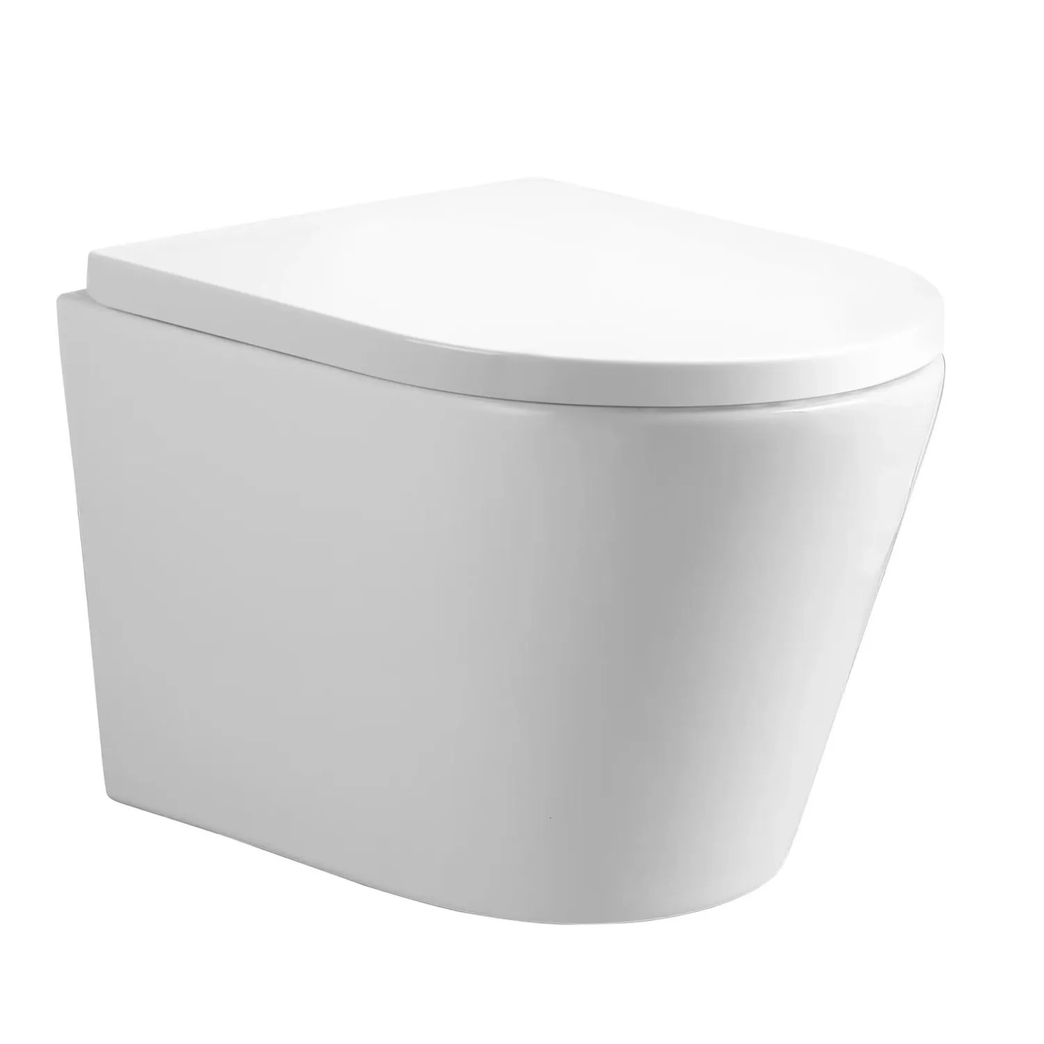 Miska WC BodenII z deską wolnoopadającą biała 37x36x49