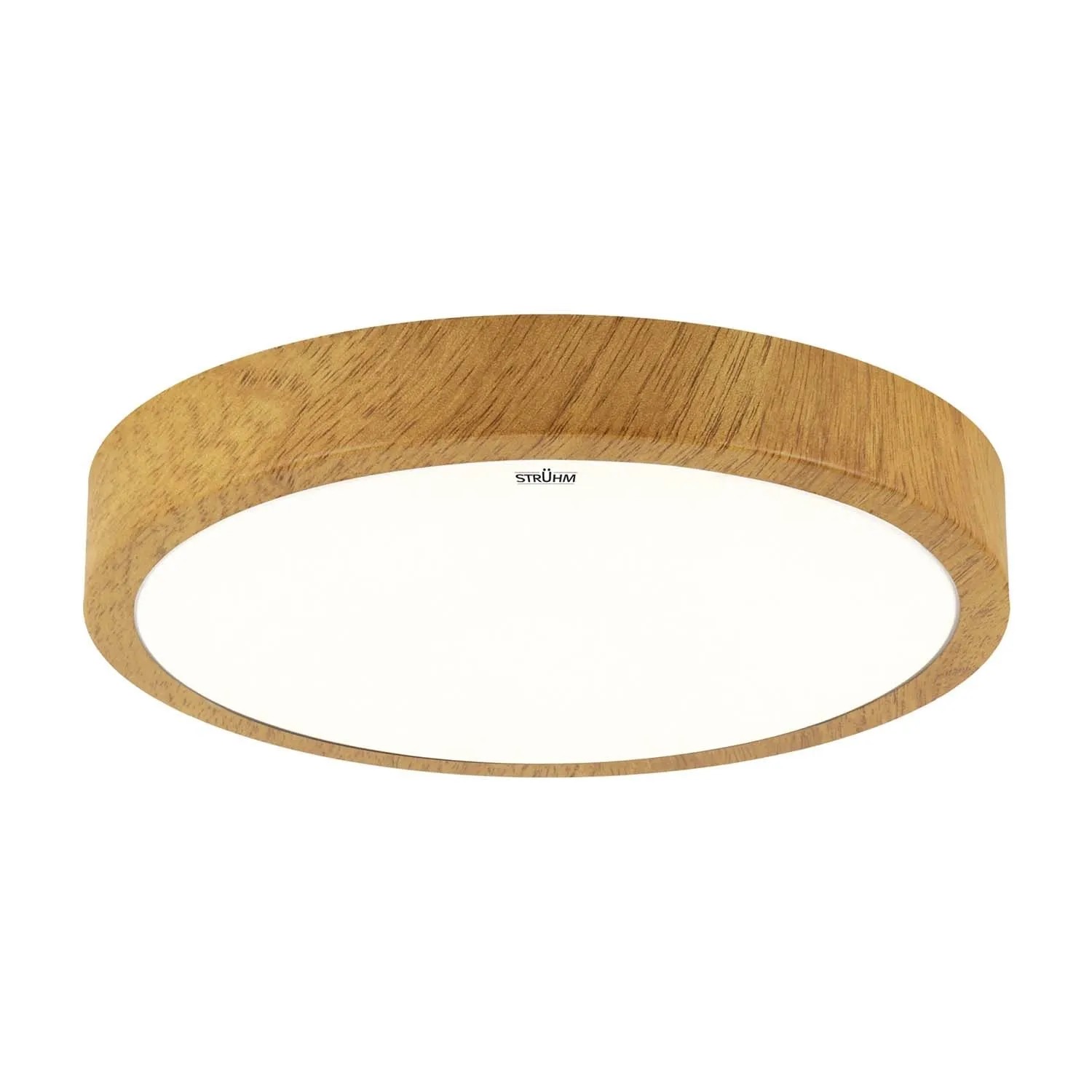 Struhm Plafon okrągły ATUT LED C OAK 36W 4100K 2520lm IP44 śr. 48cm dąb