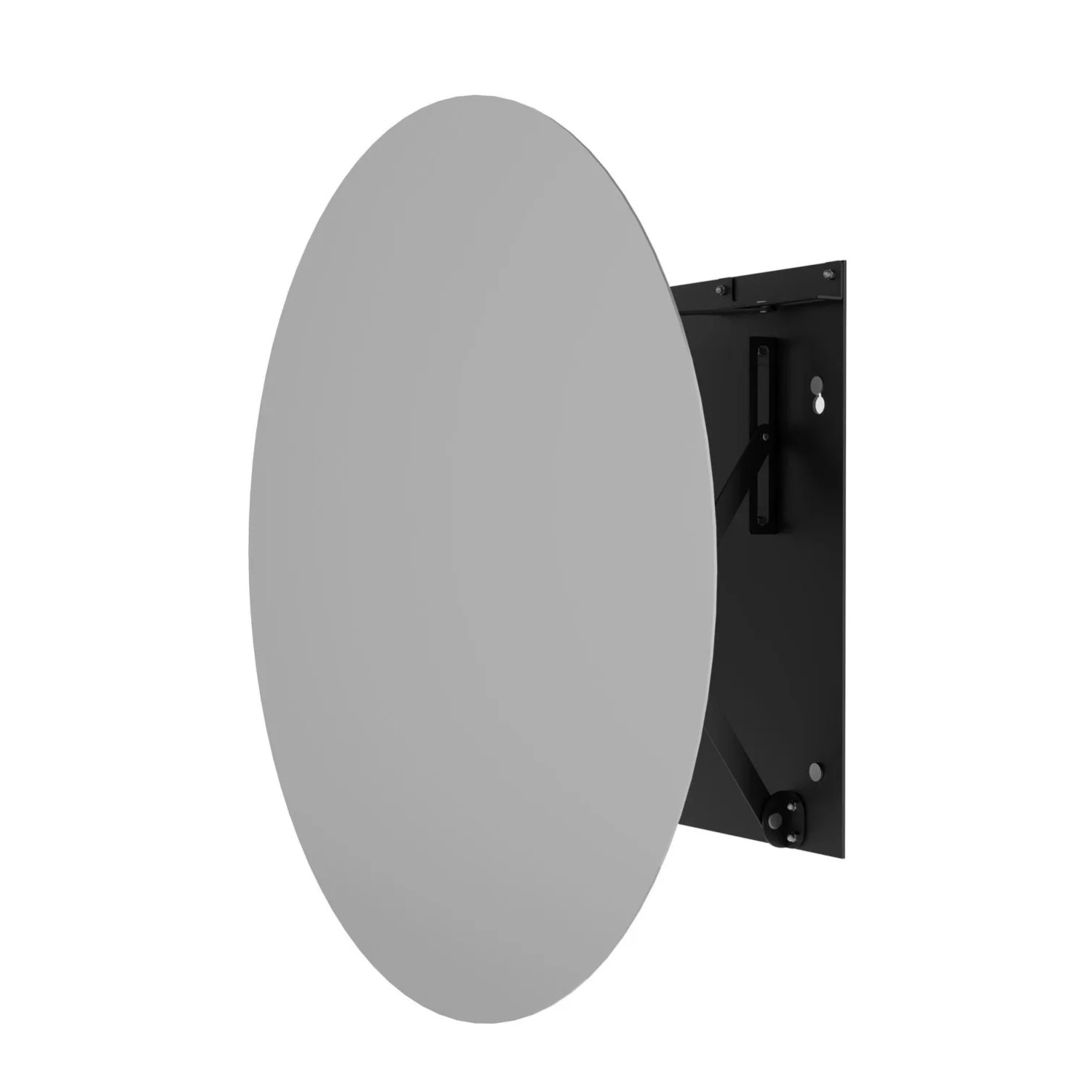 Lustro Atol Czarne 70cm
