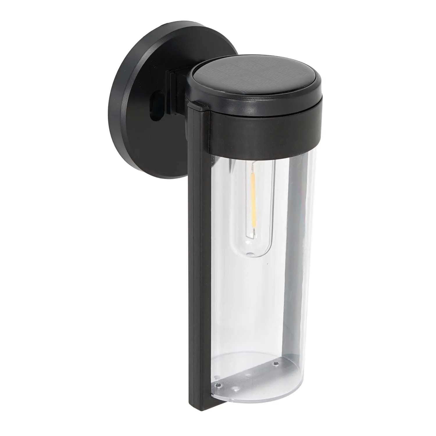 Eko-Light Kinkiet solarny VIVI 0,1W 3000K 20lm IP44 czarny