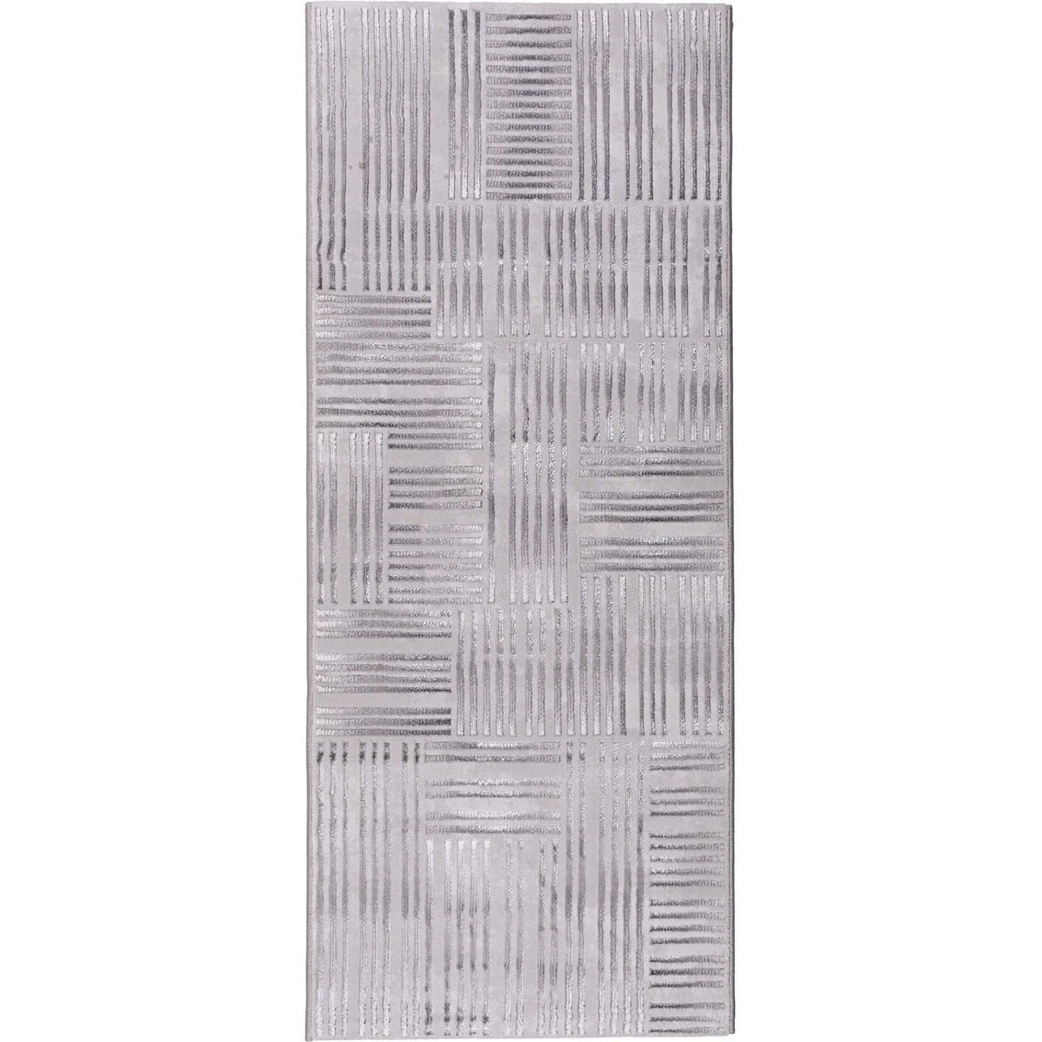 Multidecor Dywan COSTA linie 67 x 160 cm srebrny