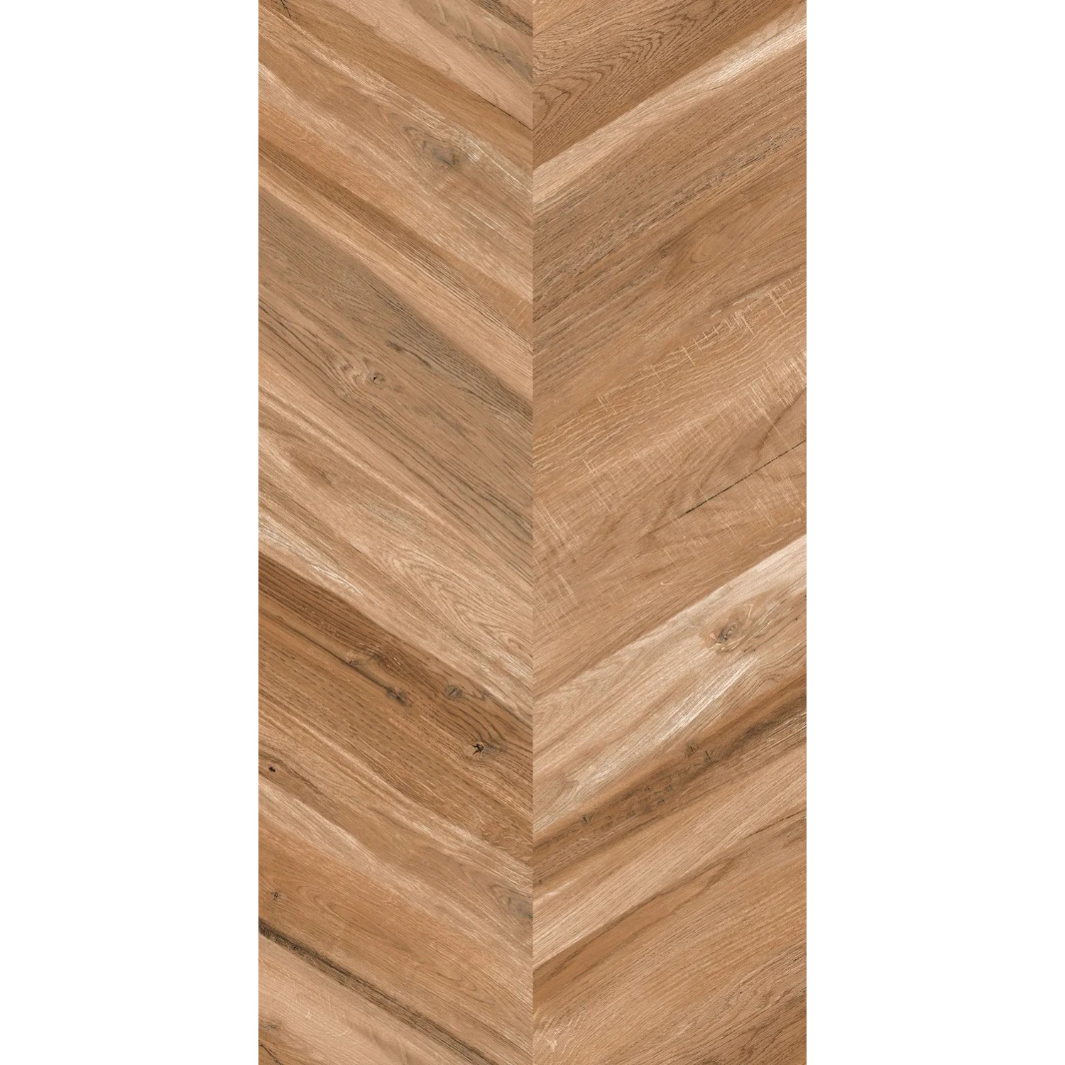Gres szkliwiony Chevron Brown 60 × 120 cm