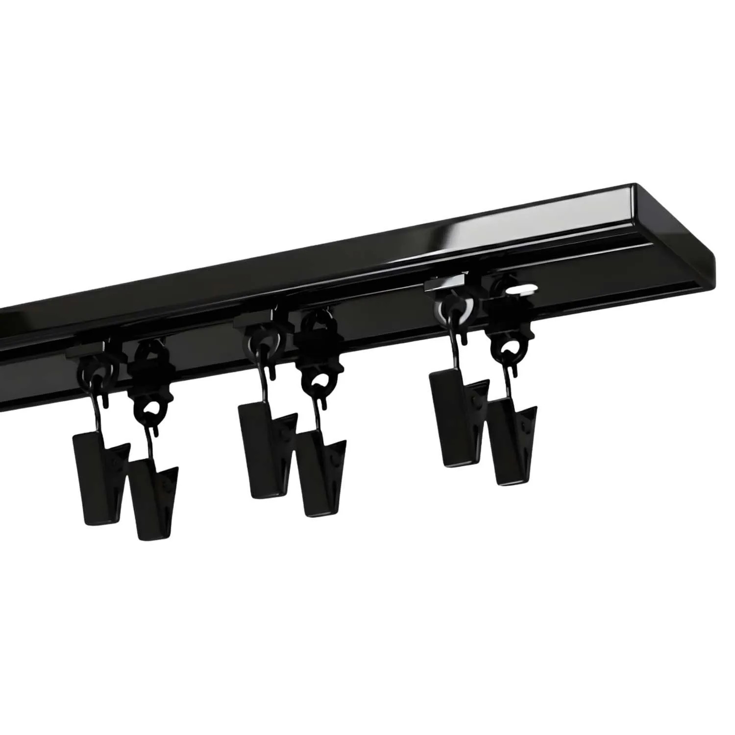 Kowalski Szyna aluminiowa podwójna SLIM żabka 750 cm czarna